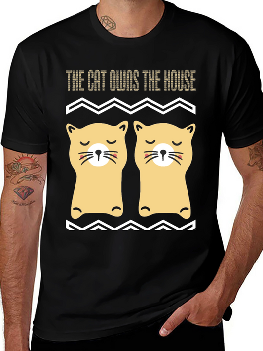 Cat Owns House Graphic Tee - Unisex