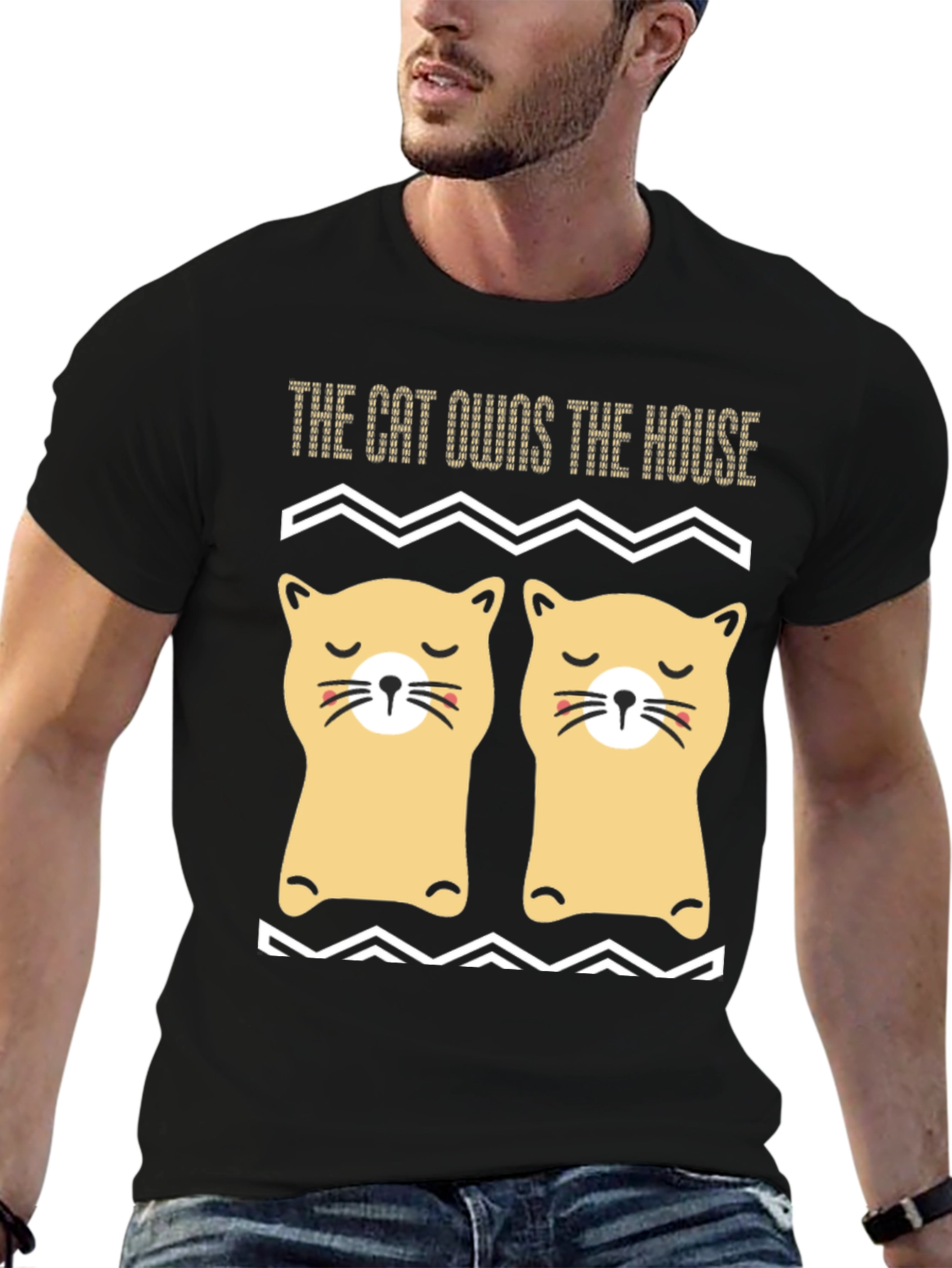 Cat Owns House Graphic Tee - Unisex