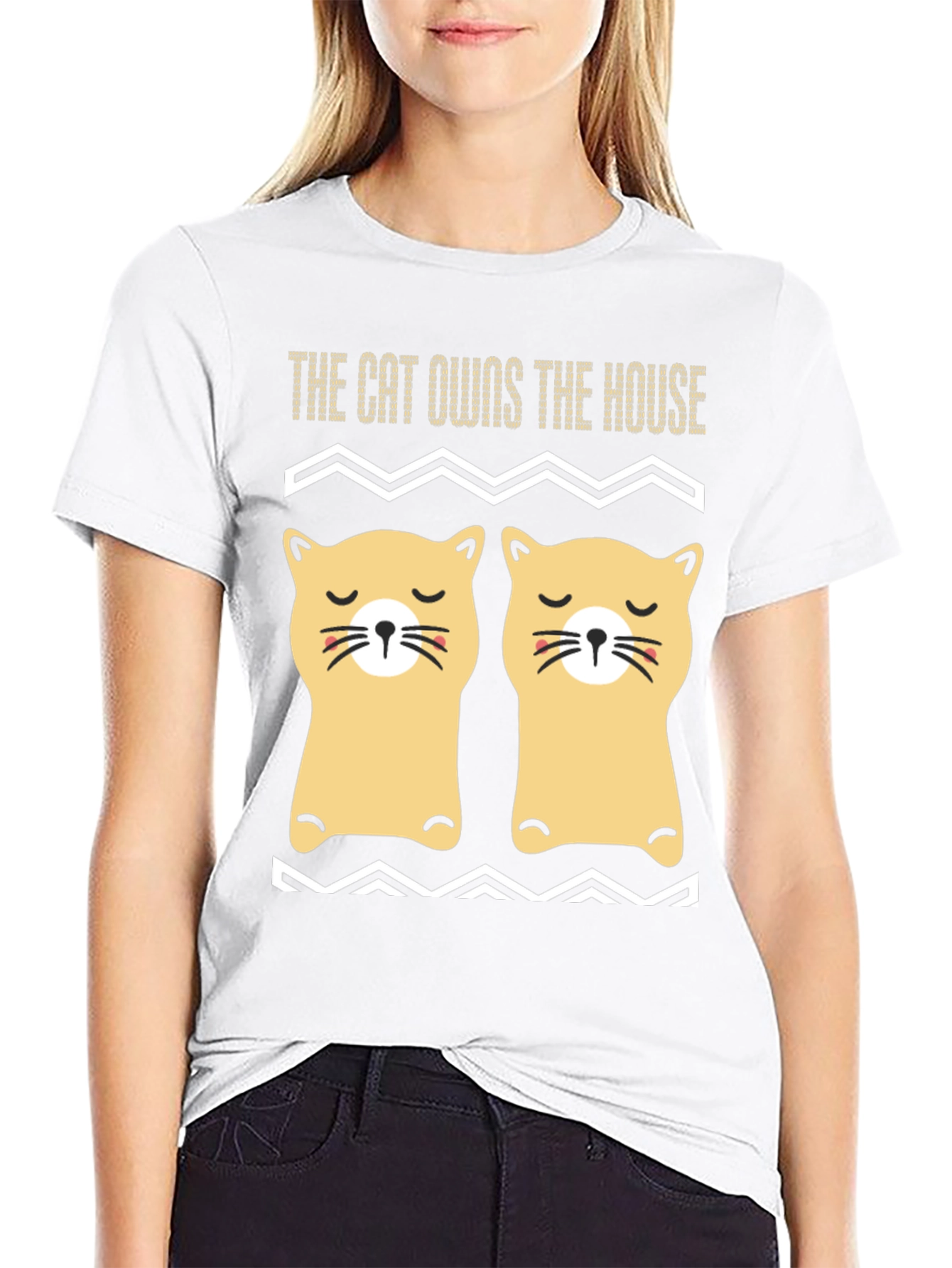 Cat Owns House Graphic Tee - Unisex