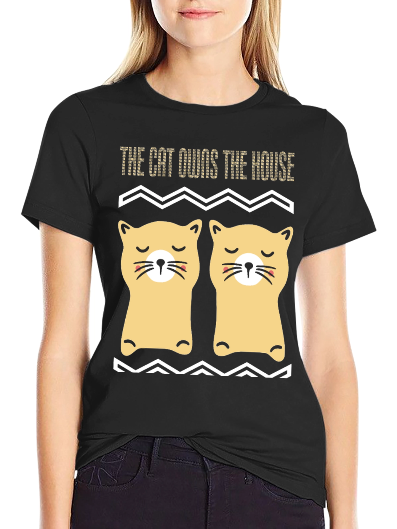 Cat Owns House Graphic Tee - Unisex