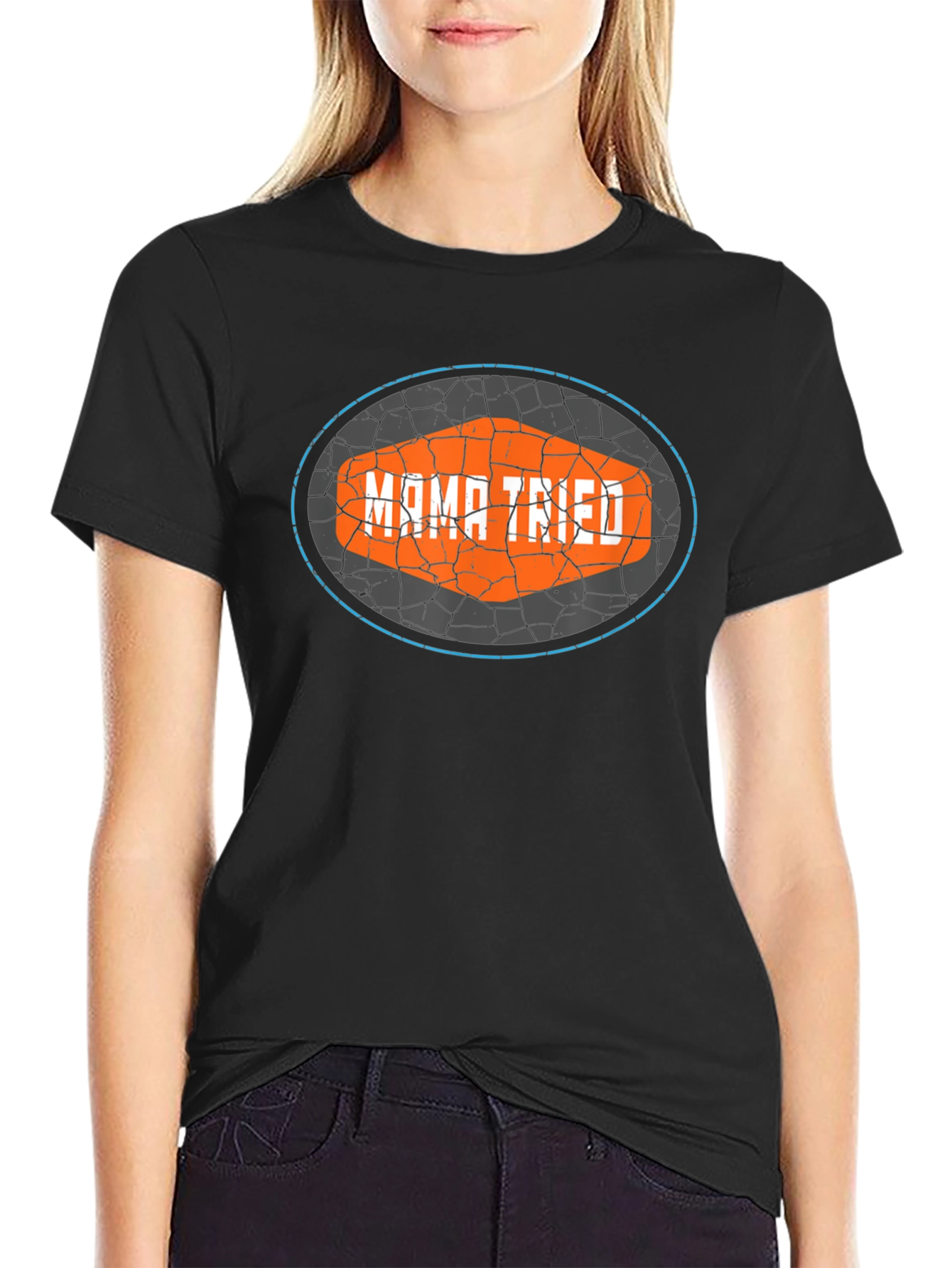 Mama Tried Graphic Tee - Black
