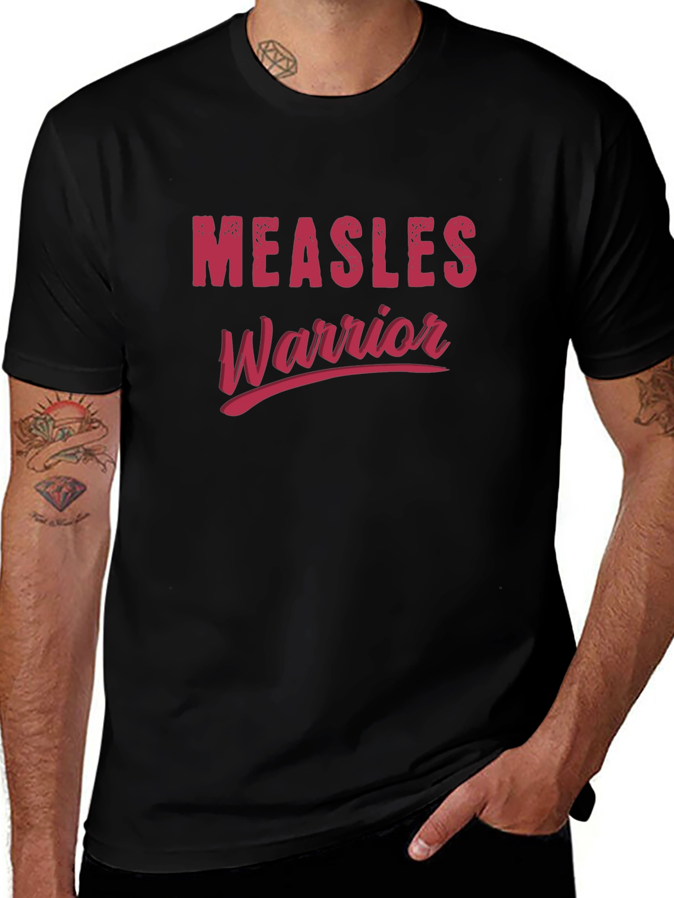 Measles Warrior Graphic Tee