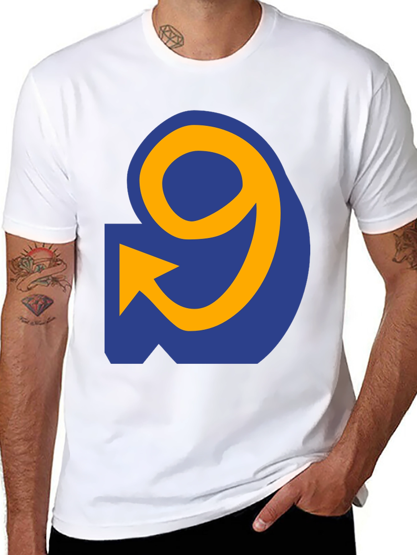 Directional Number 9 Graphic T-Shirt