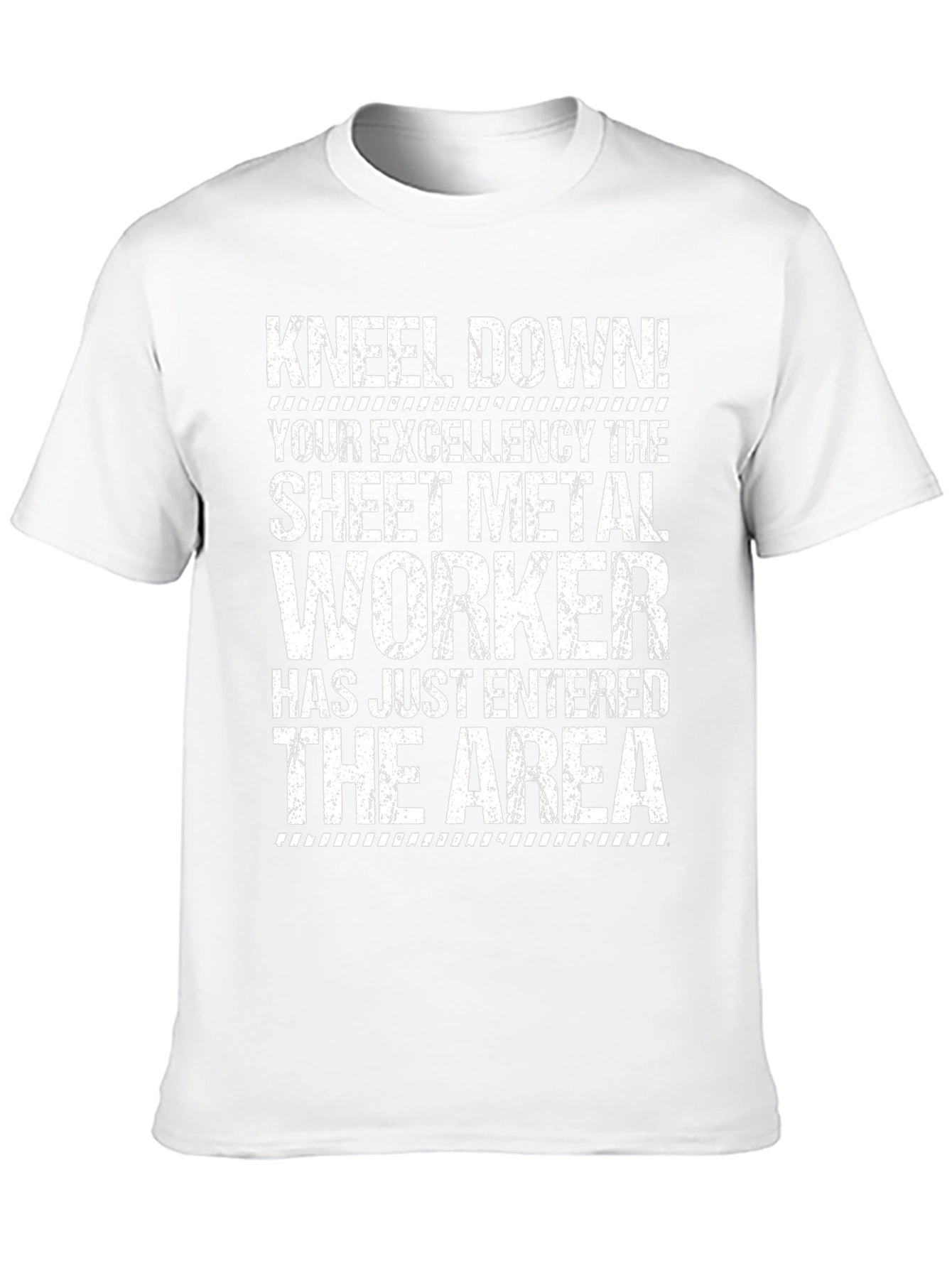 Kneel Down Sheet Metal Worker T-Shirt
