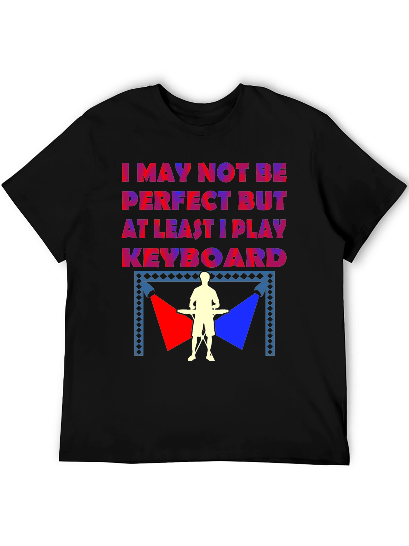 Keyboard Player Graphic Tee - Musician T-Shirt