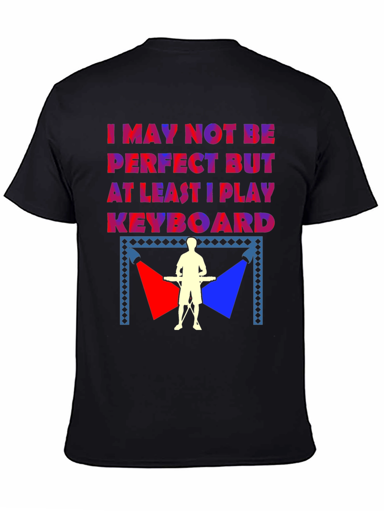 Keyboard Player Graphic Tee - Musician T-Shirt