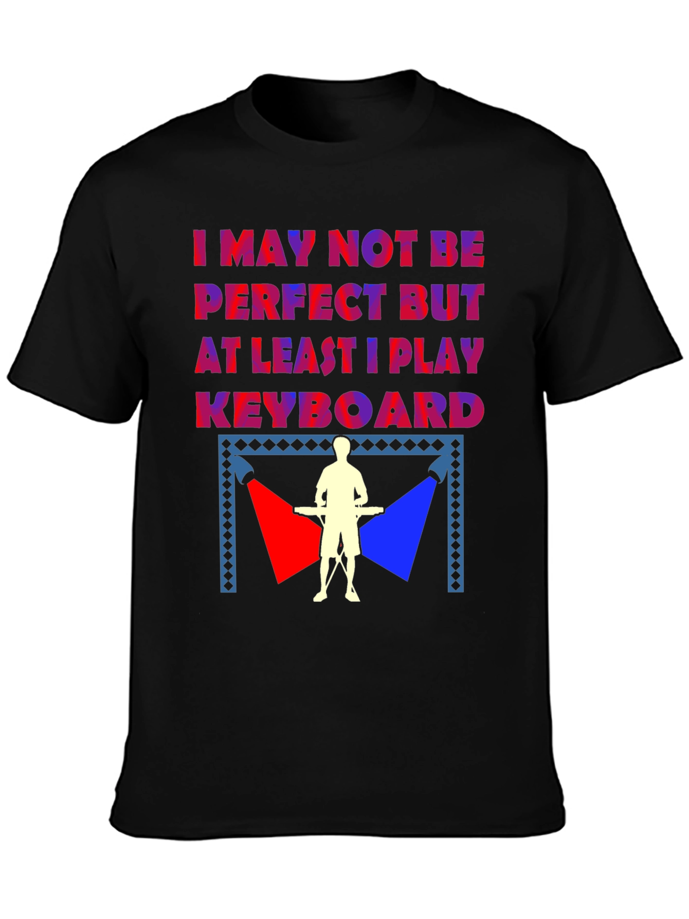 Keyboard Player Graphic Tee - Musician T-Shirt