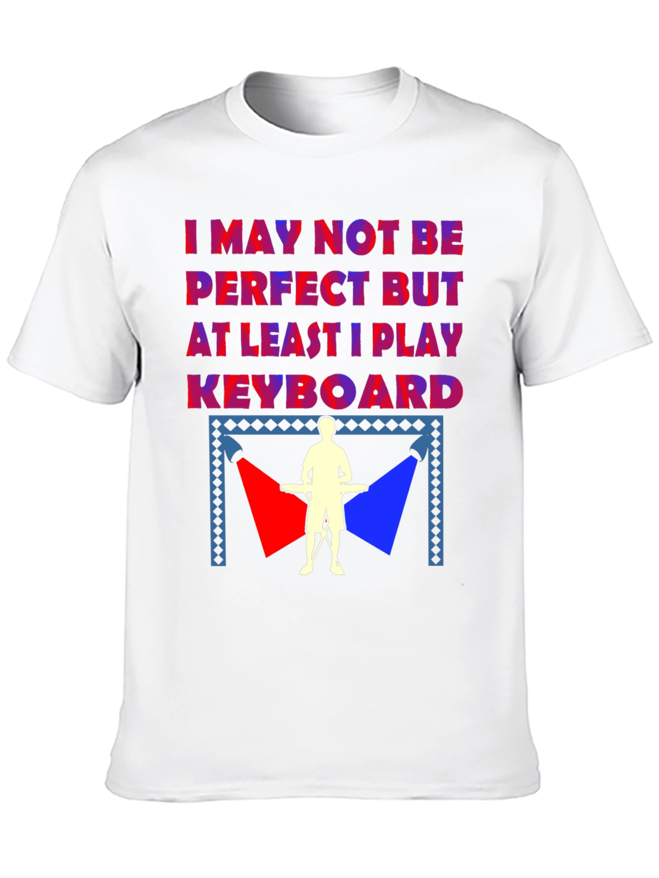 Keyboard Player Graphic Tee - Musician T-Shirt
