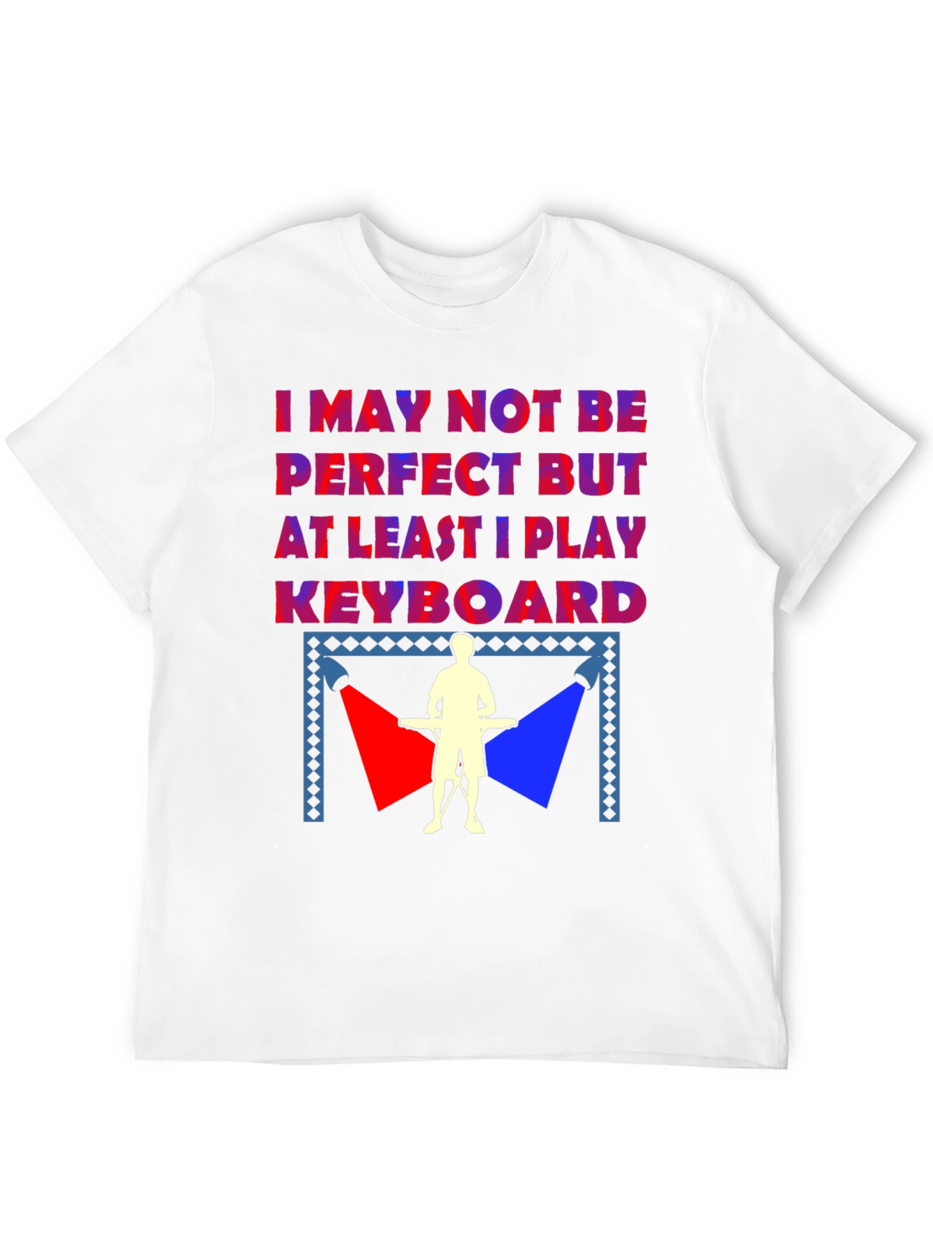 Keyboard Player Graphic Tee - Musician T-Shirt