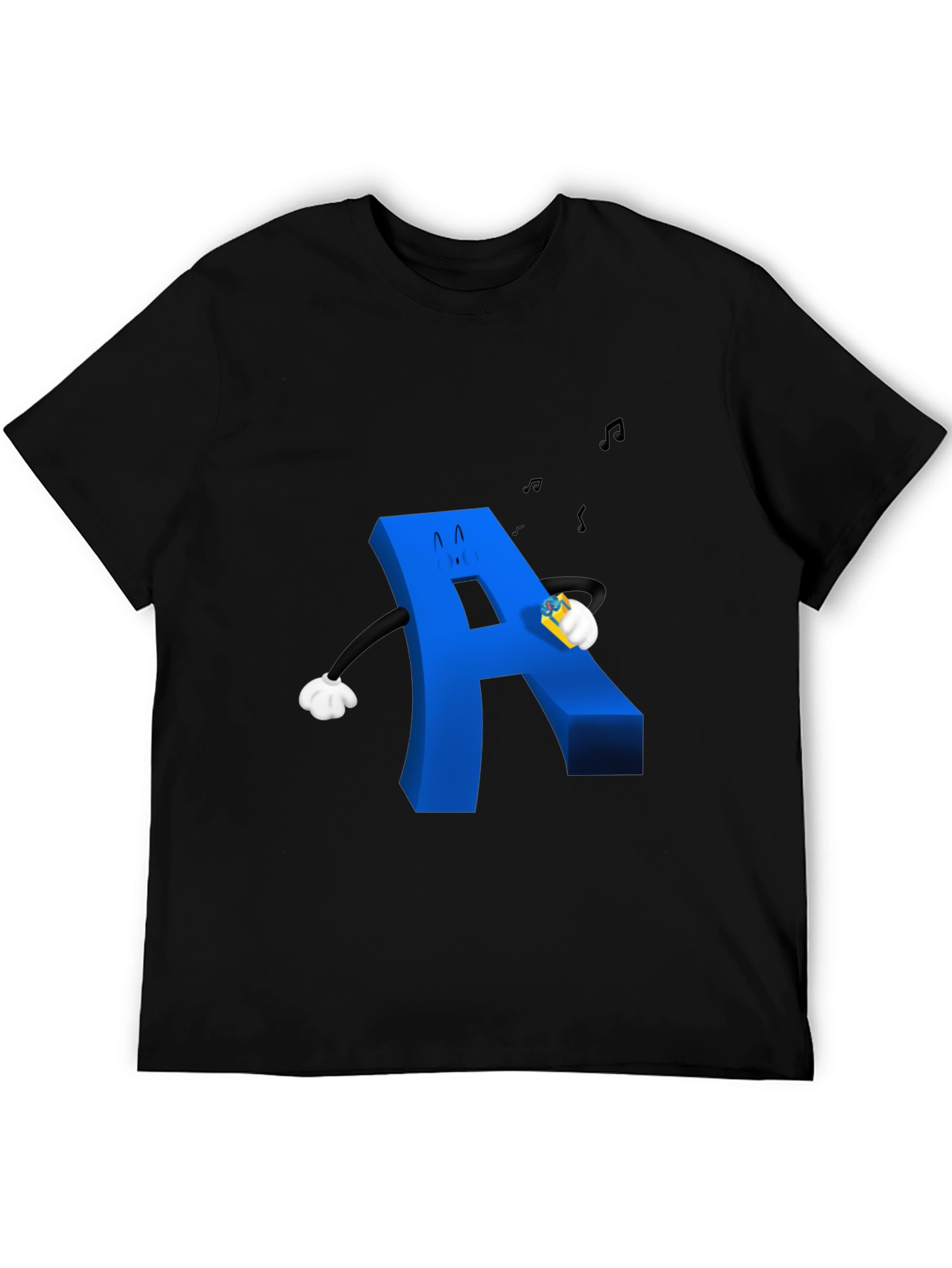 Cartoon Letter A T-Shirt - Fun Graphic Tee