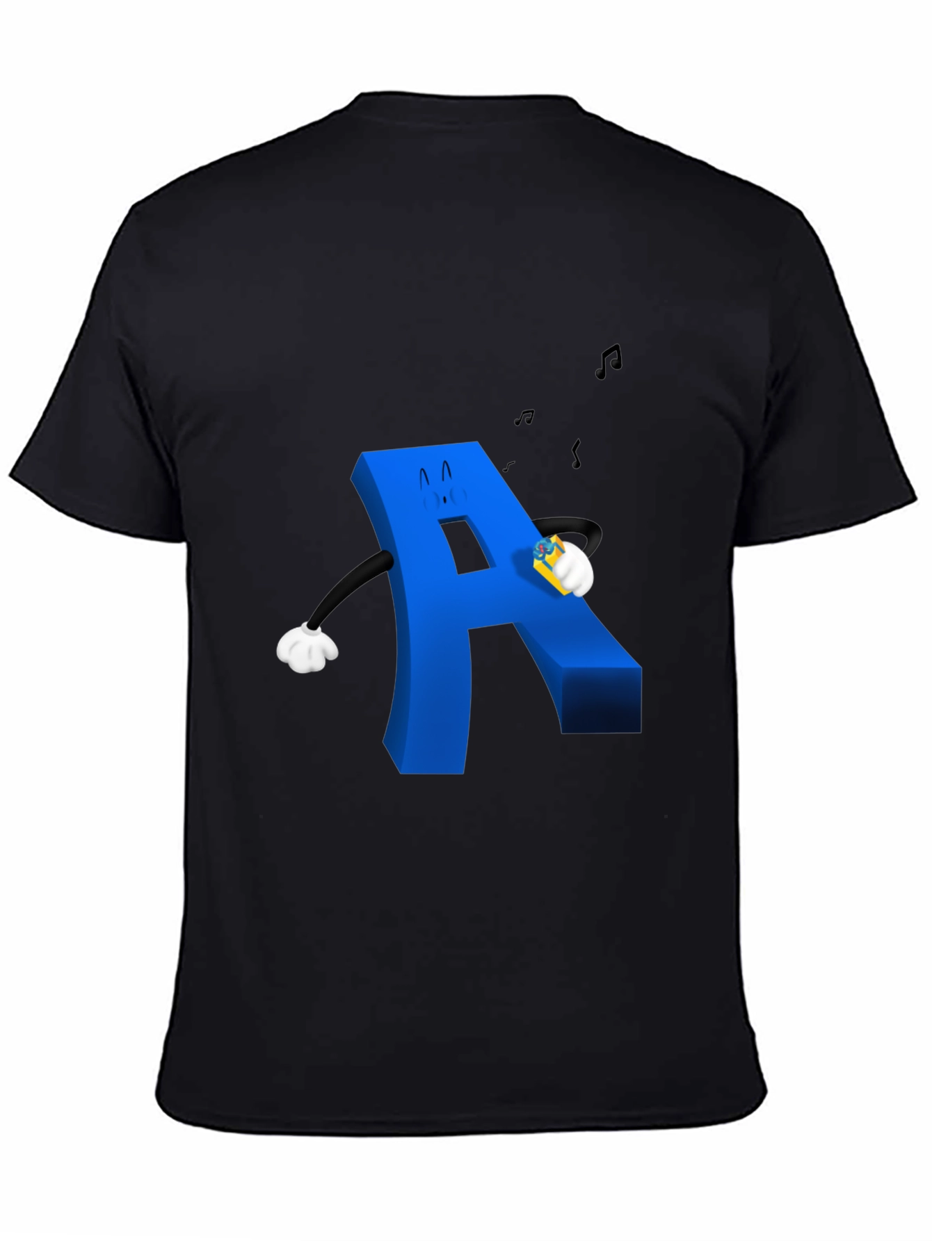 Cartoon Letter A T-Shirt - Fun Graphic Tee