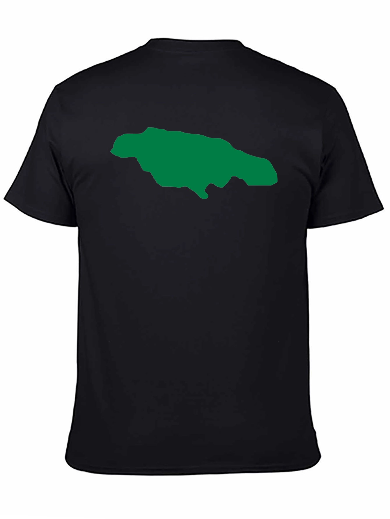 Jamaica Map Graphic Tee - Black T-Shirt