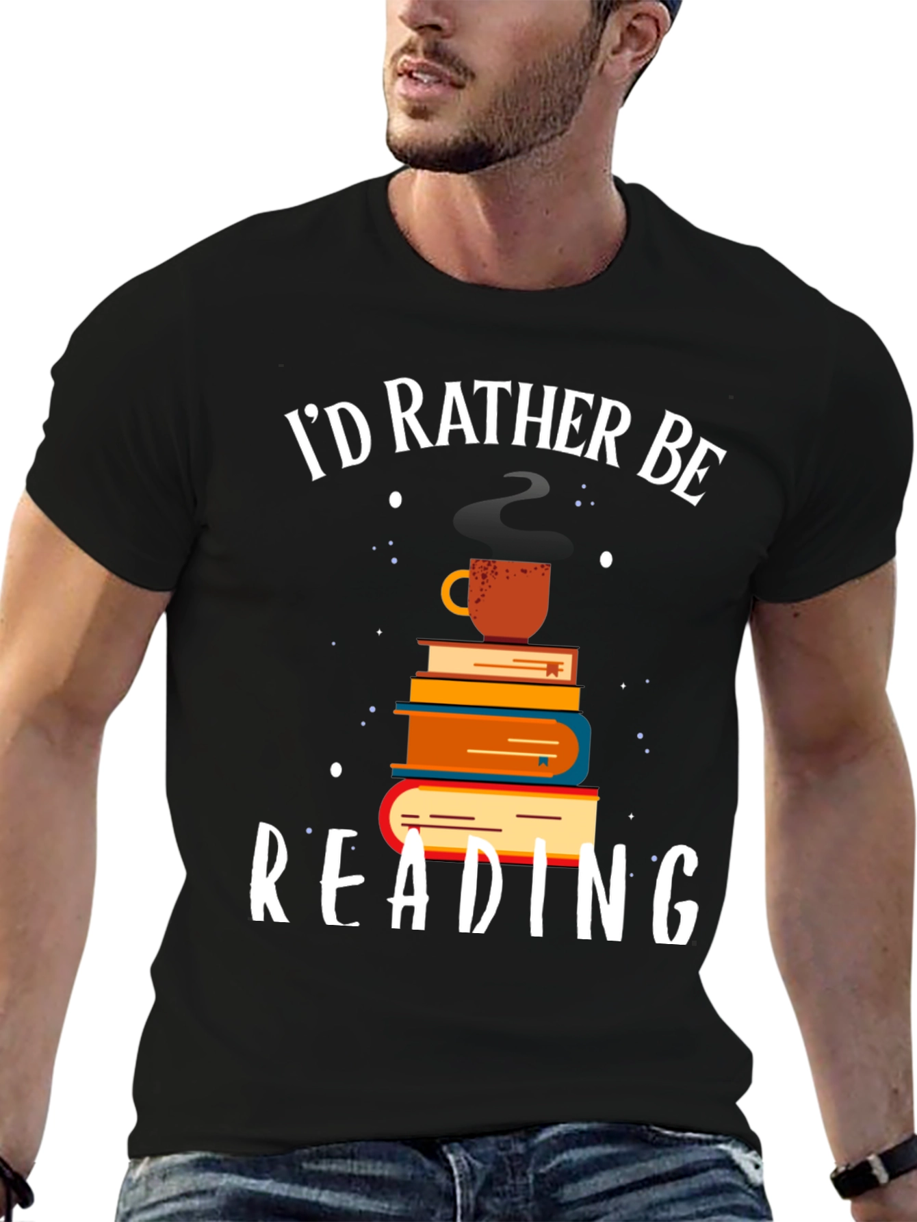 Book Lover T-Shirt: Id Rather Be Reading