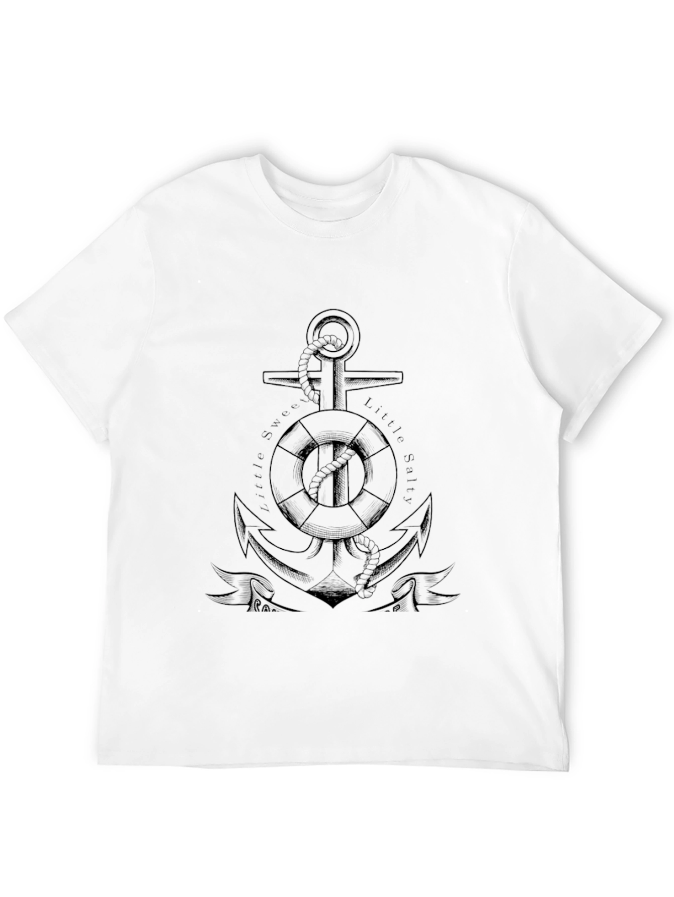 Anchor Graphic Mens Black T-Shirt