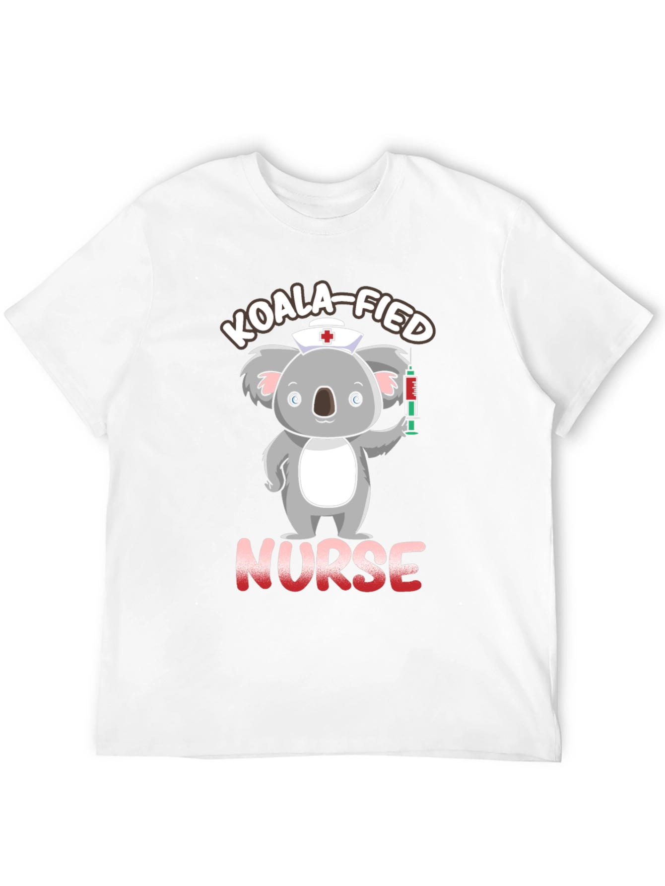 Koala-fied Nurse Black Graphic Tee
