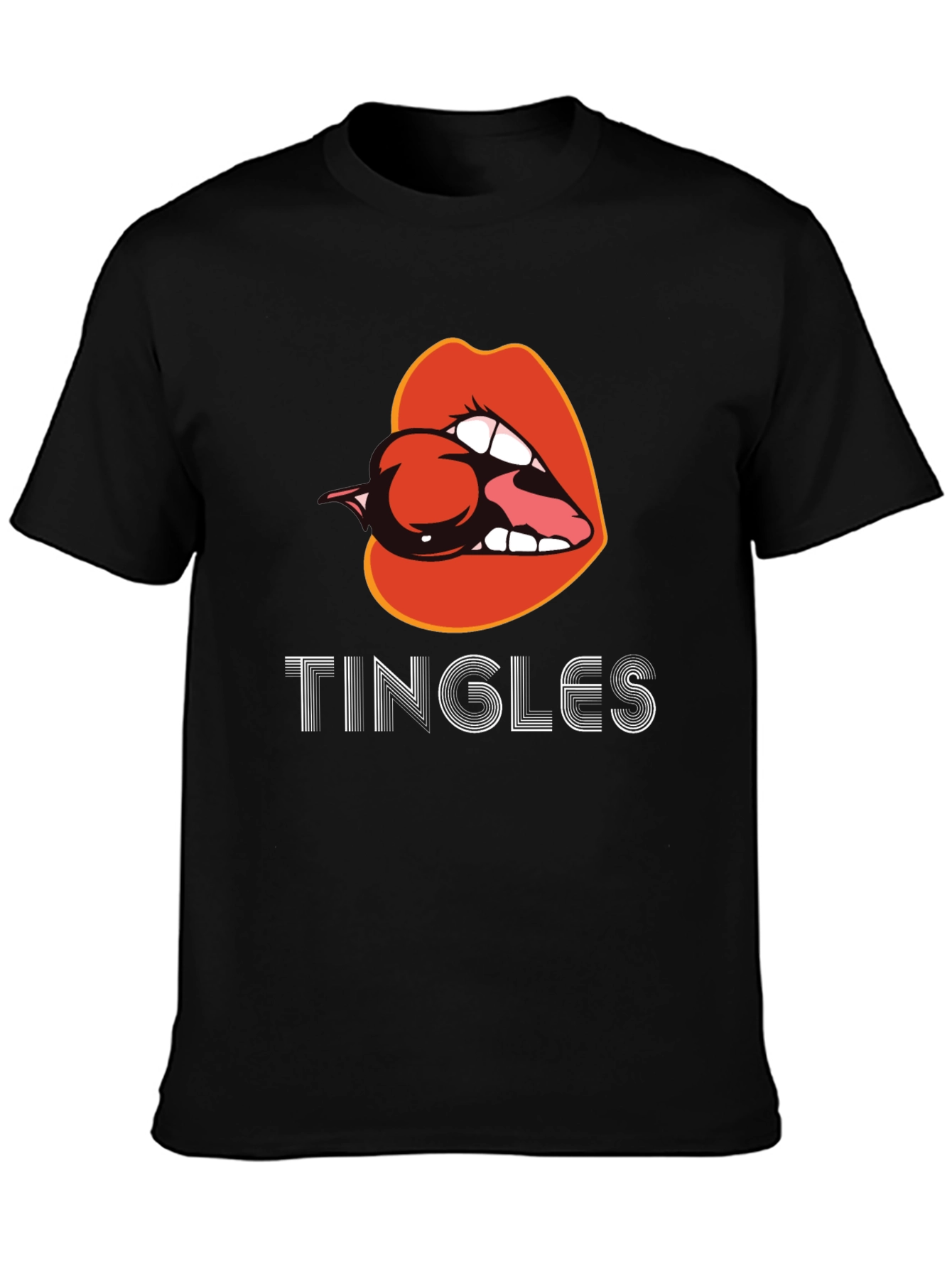 Tingles Lips Graphic T-Shirt - Unique & Stylish