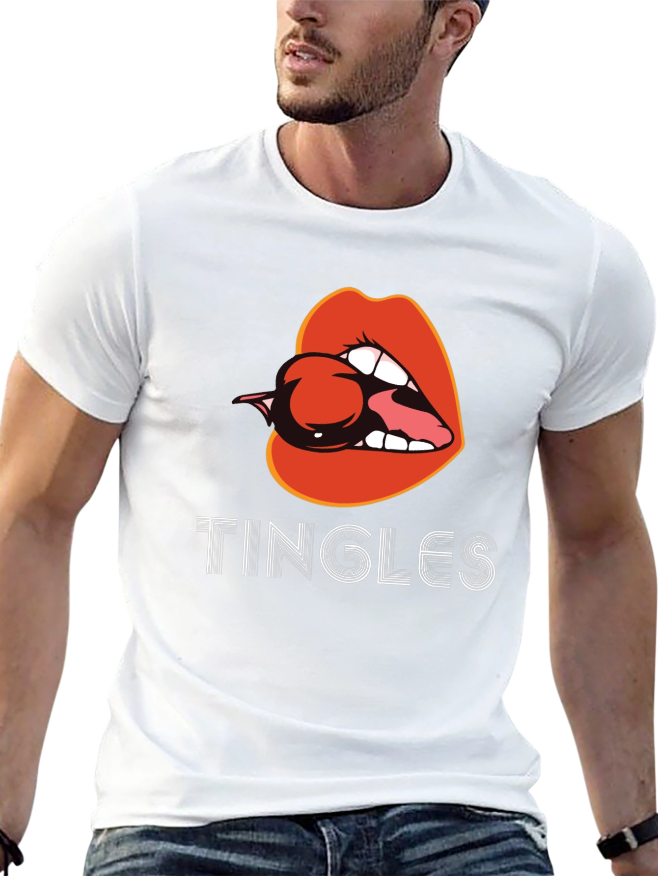 Tingles Lips Graphic T-Shirt - Unique & Stylish