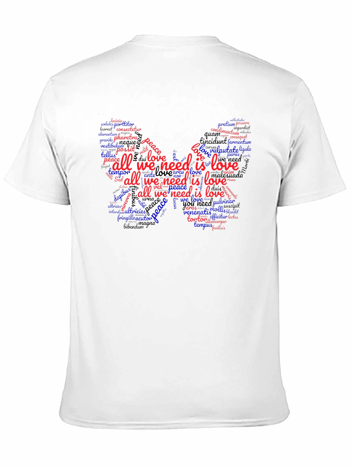 All We Need is Love Butterfly Graphic Tee