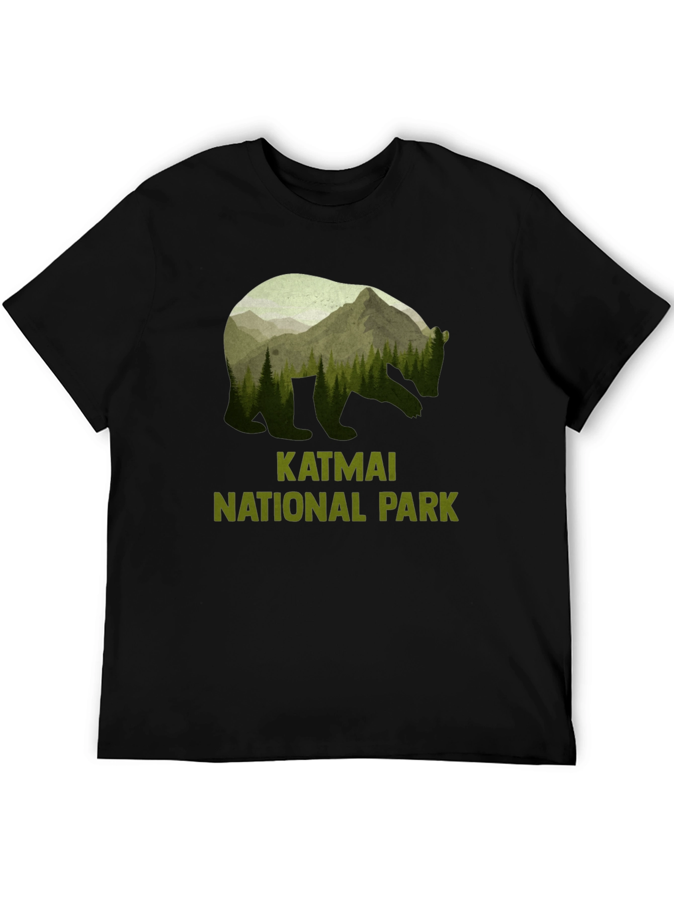 Katmai National Park Bear Silhouette T-Shirt