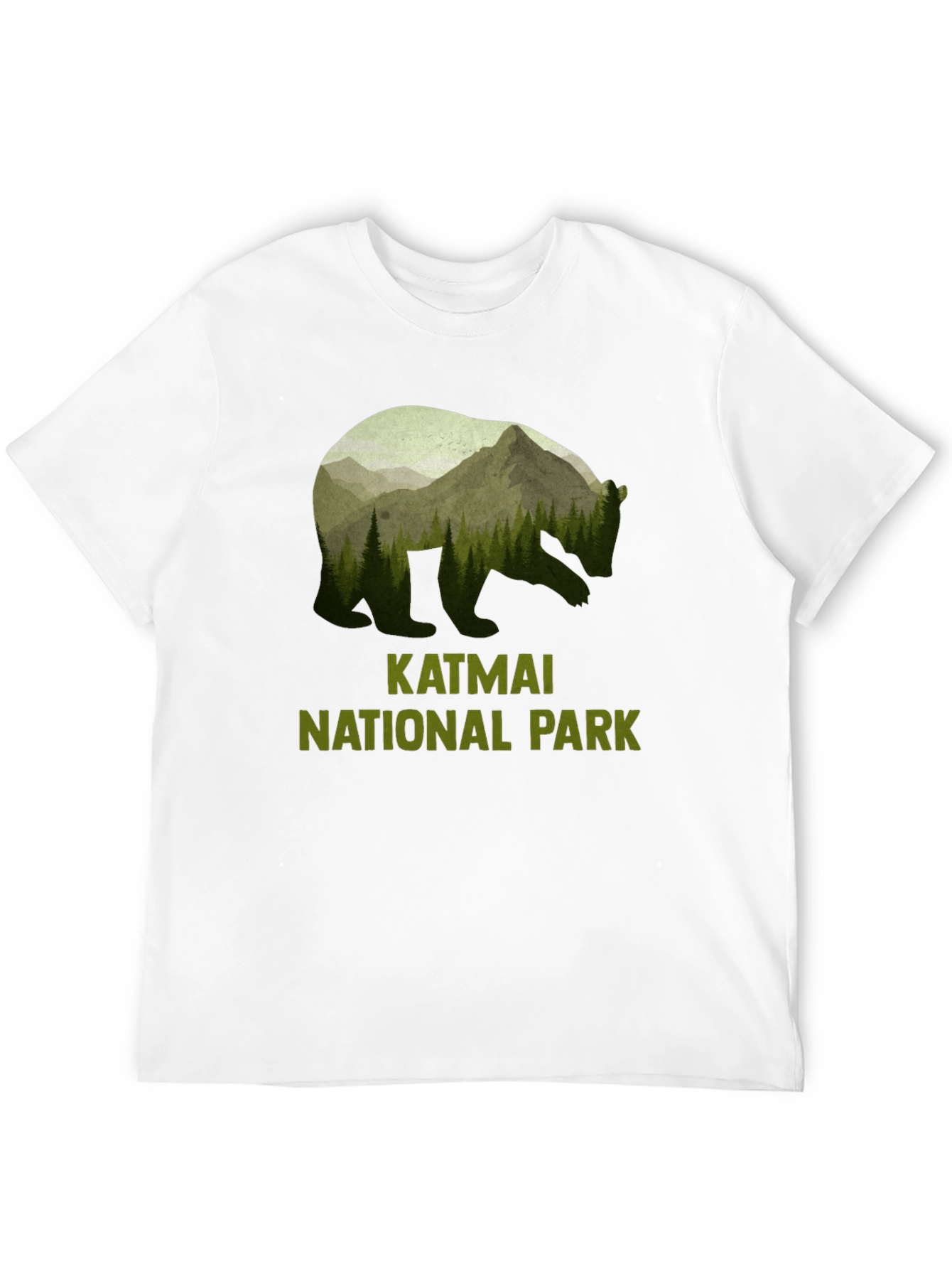 Katmai National Park Bear Silhouette T-Shirt