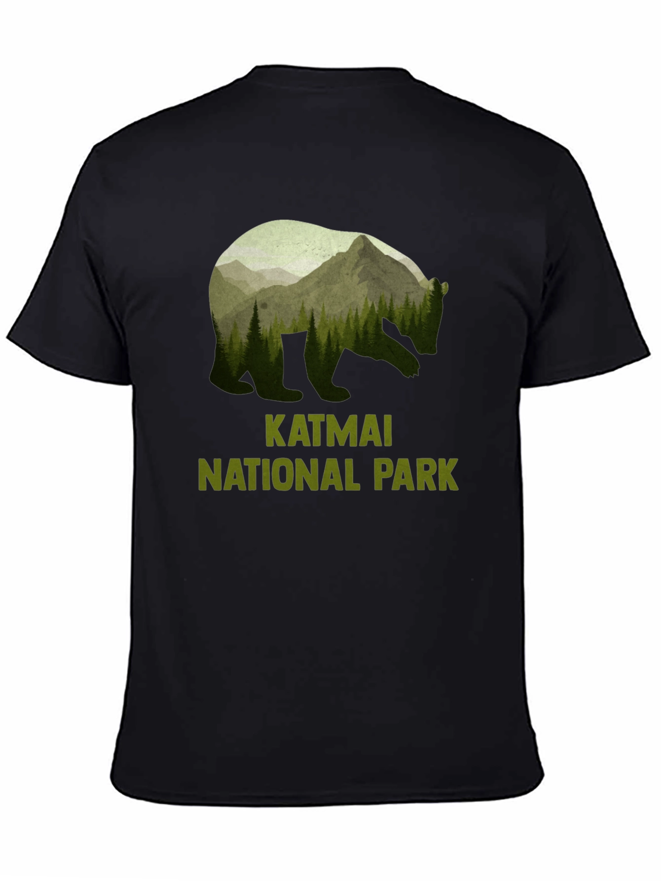 Katmai National Park Bear Silhouette T-Shirt
