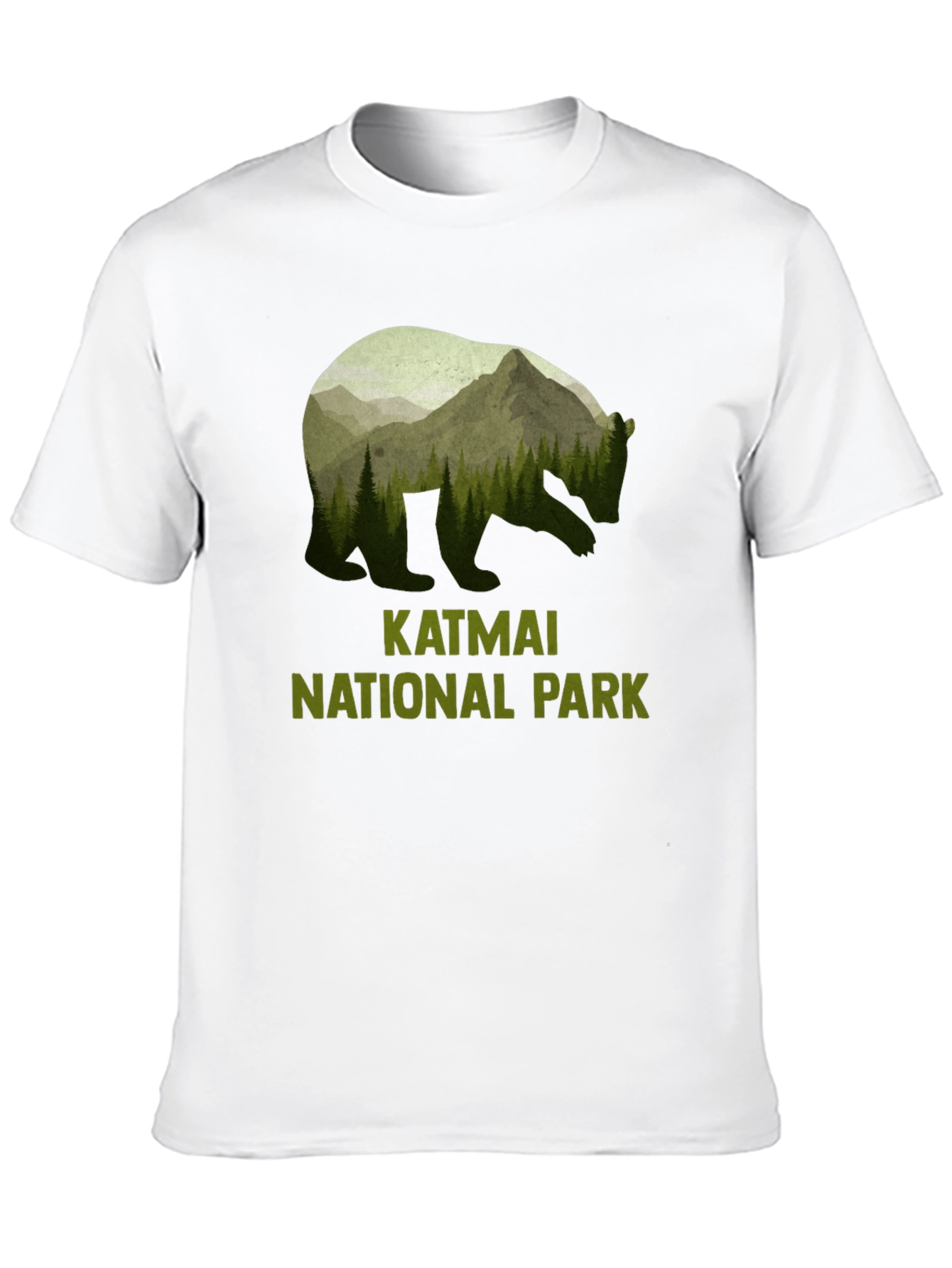 Katmai National Park Bear Silhouette T-Shirt