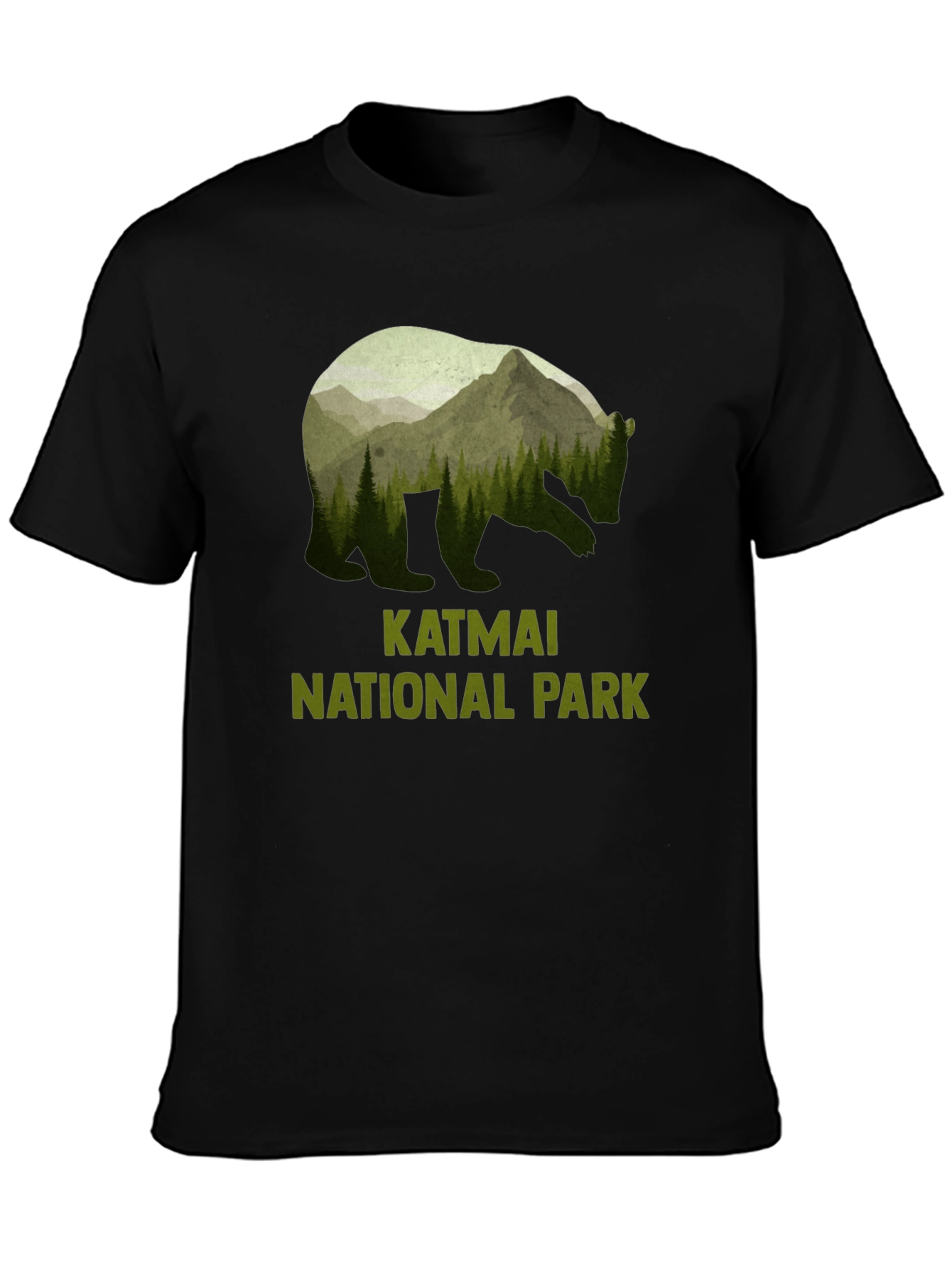Katmai National Park Bear Silhouette T-Shirt