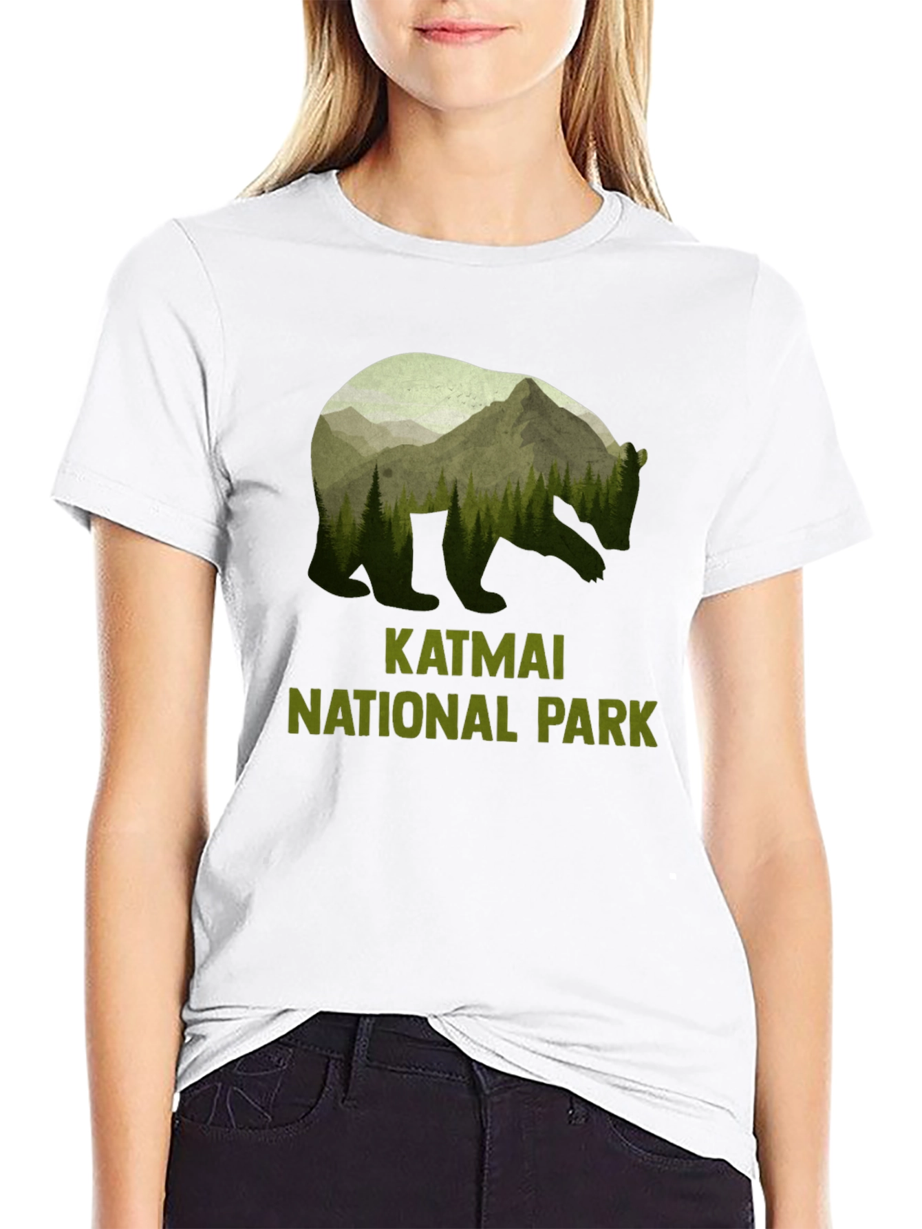 Katmai National Park Bear Silhouette T-Shirt