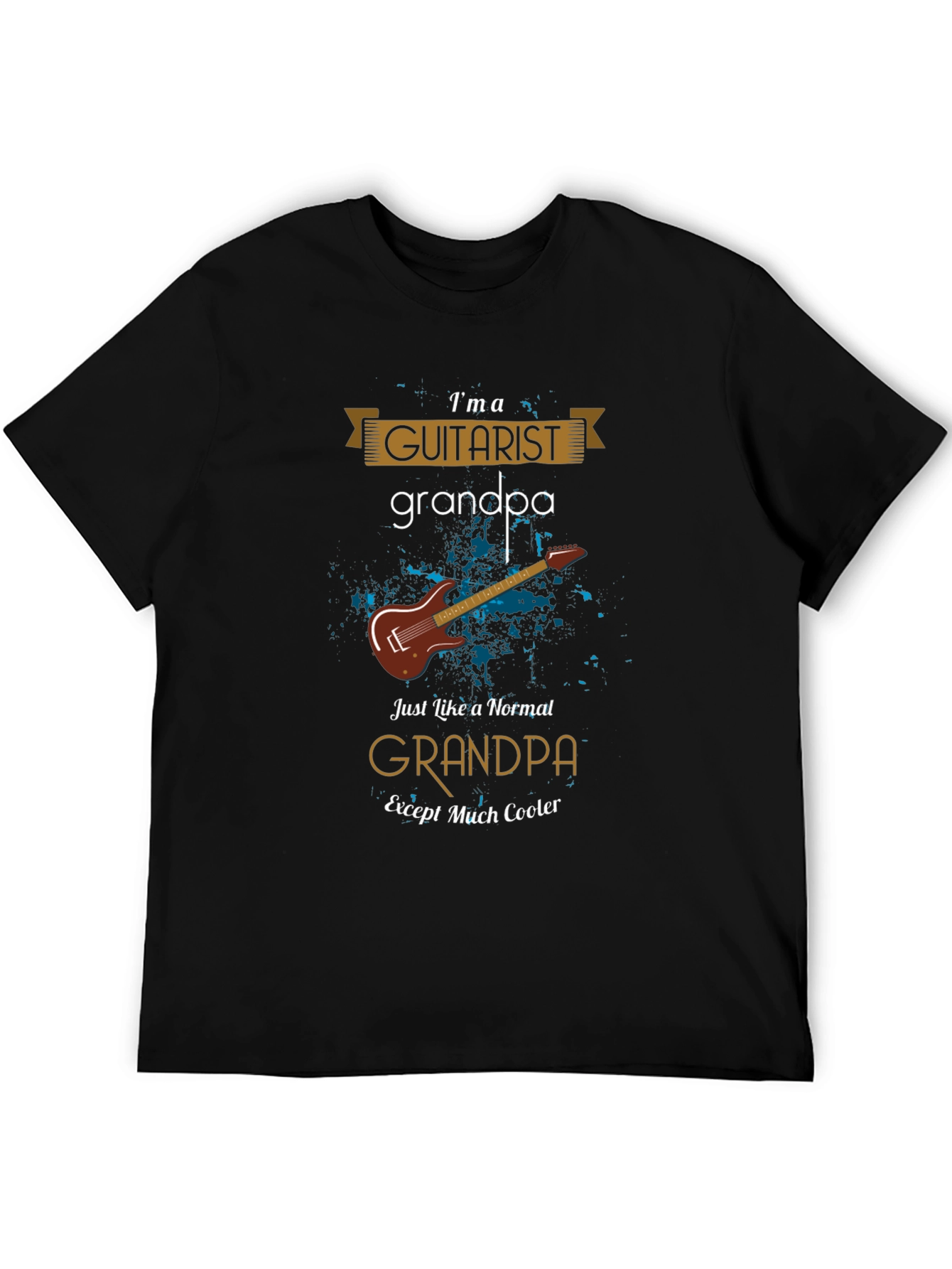 Guitarist Grandpa Graphic T-Shirt