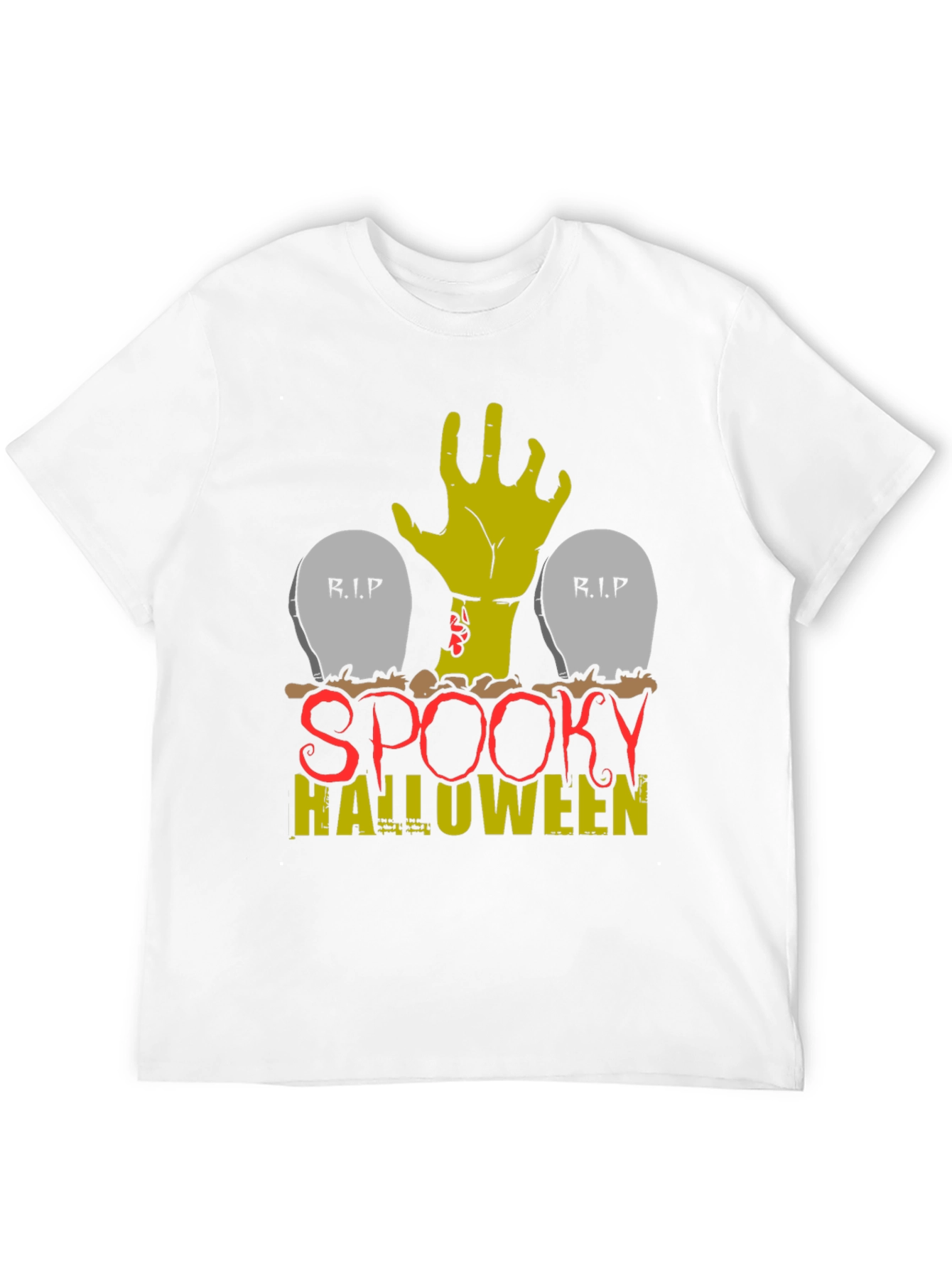 Spooky Halloween Zombie Hand T-Shirt