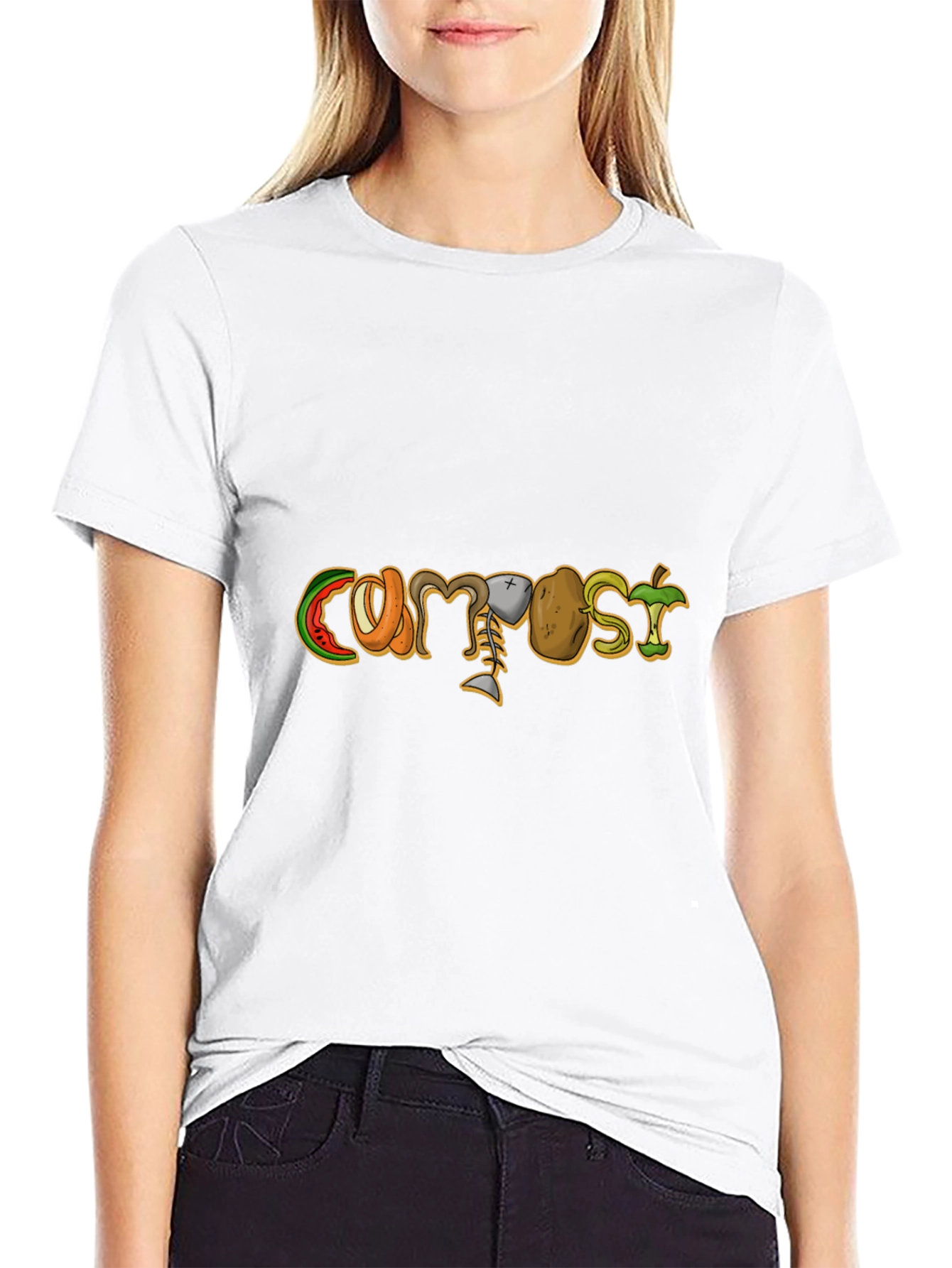 Compost Design Black T-Shirt