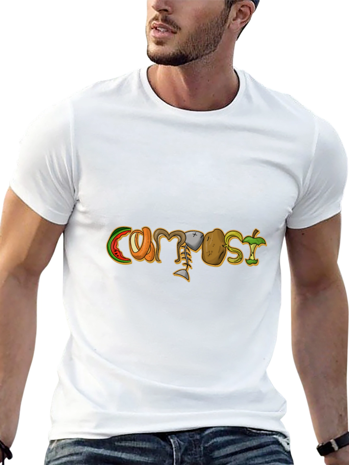 Compost Design Black T-Shirt