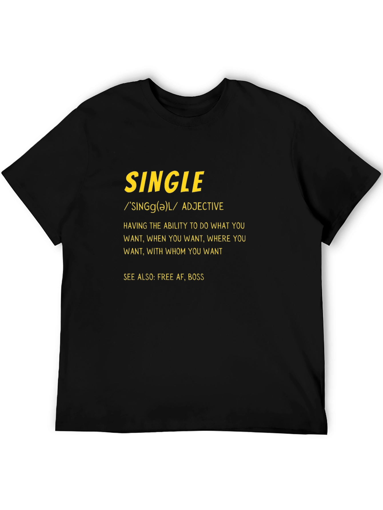Single Definition Graphic T-Shirt