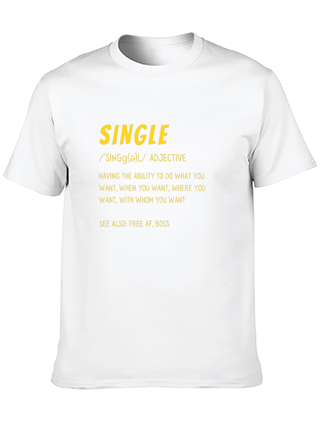 Single Definition Graphic T-Shirt