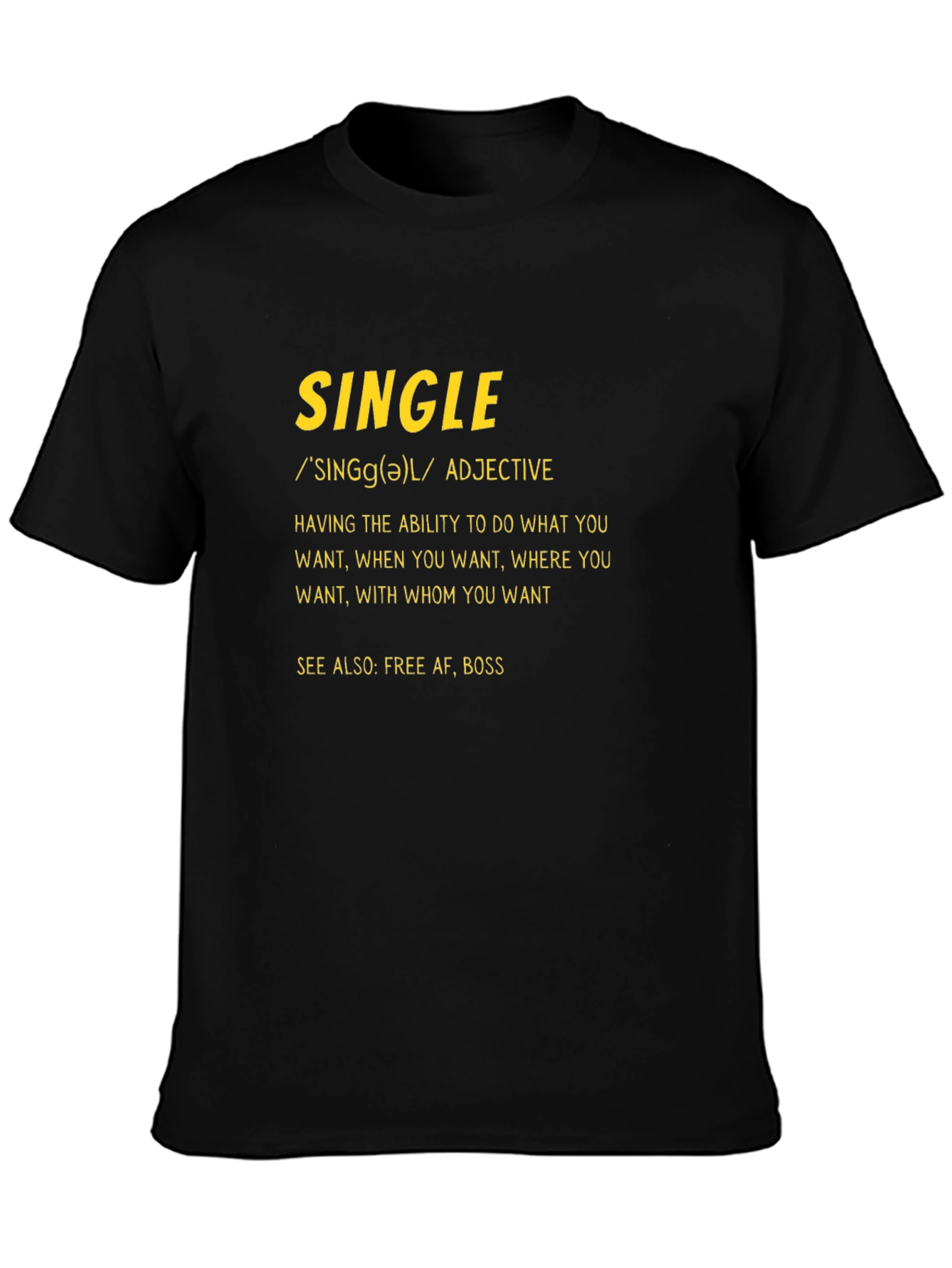 Single Definition Graphic T-Shirt