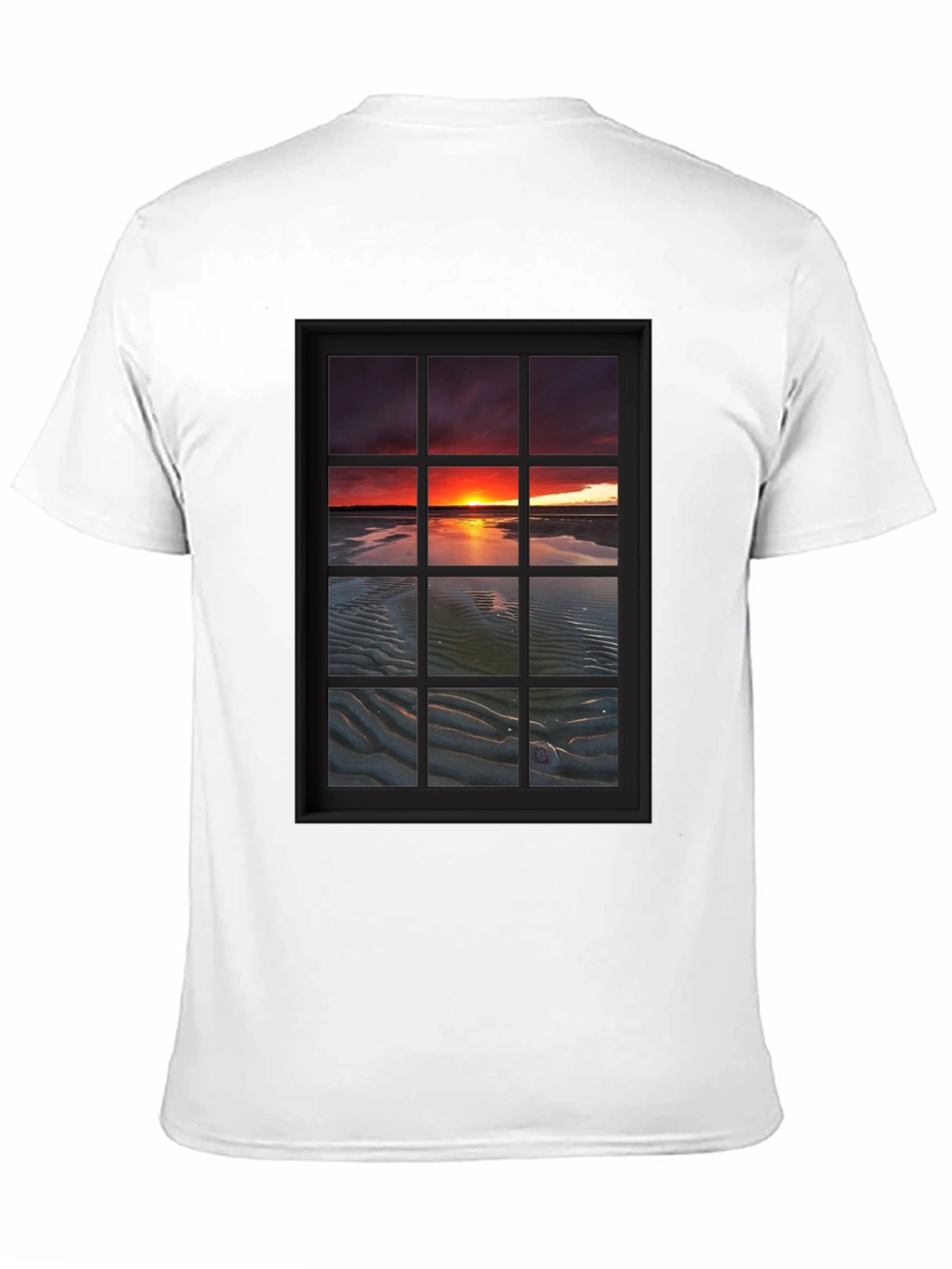 Sunset Window View Graphic T-Shirt