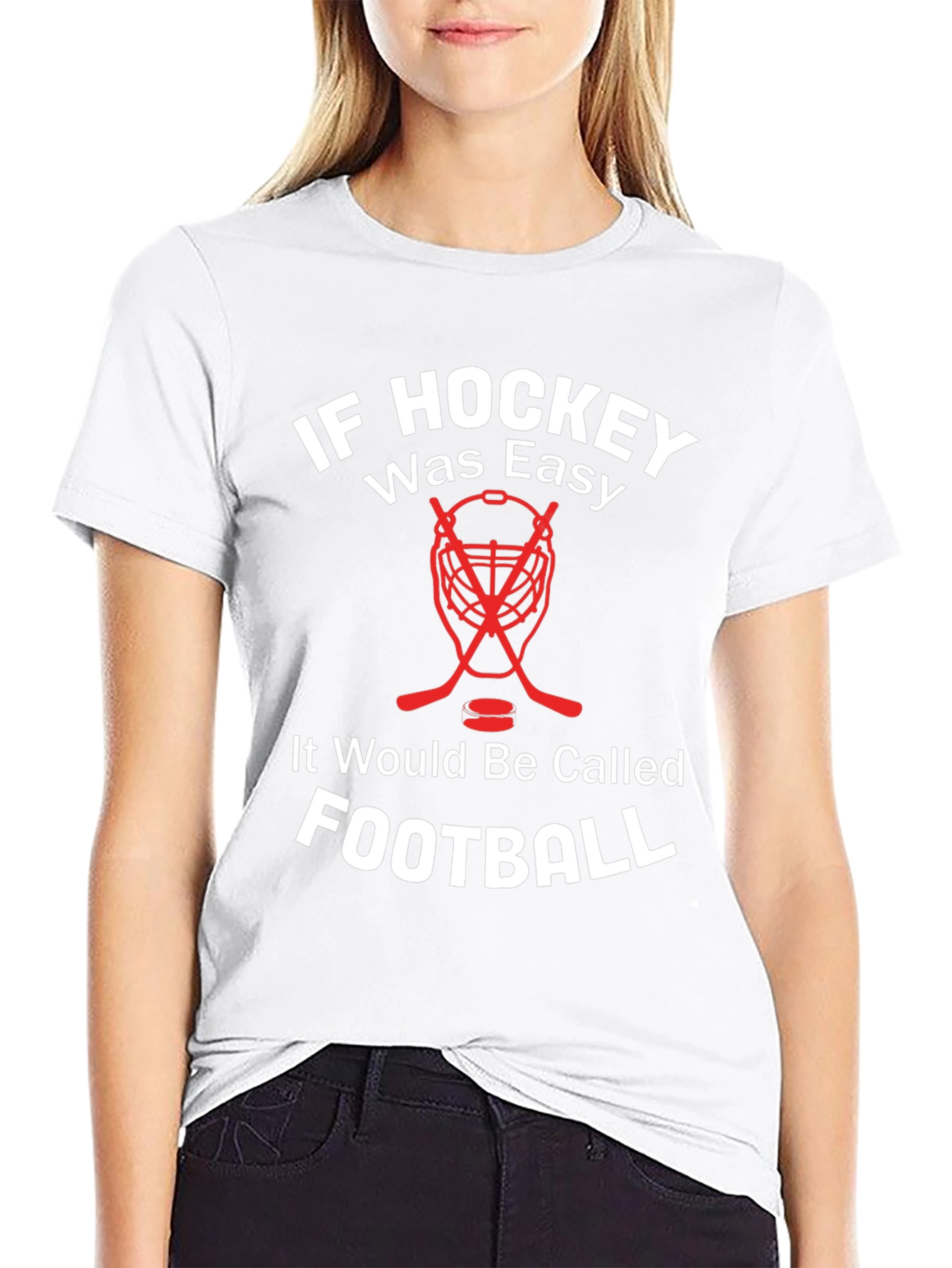 If Hockey Was Easy Football T-Shirt