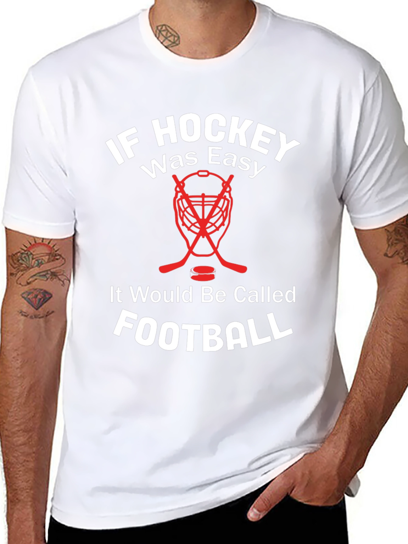 If Hockey Was Easy Football T-Shirt