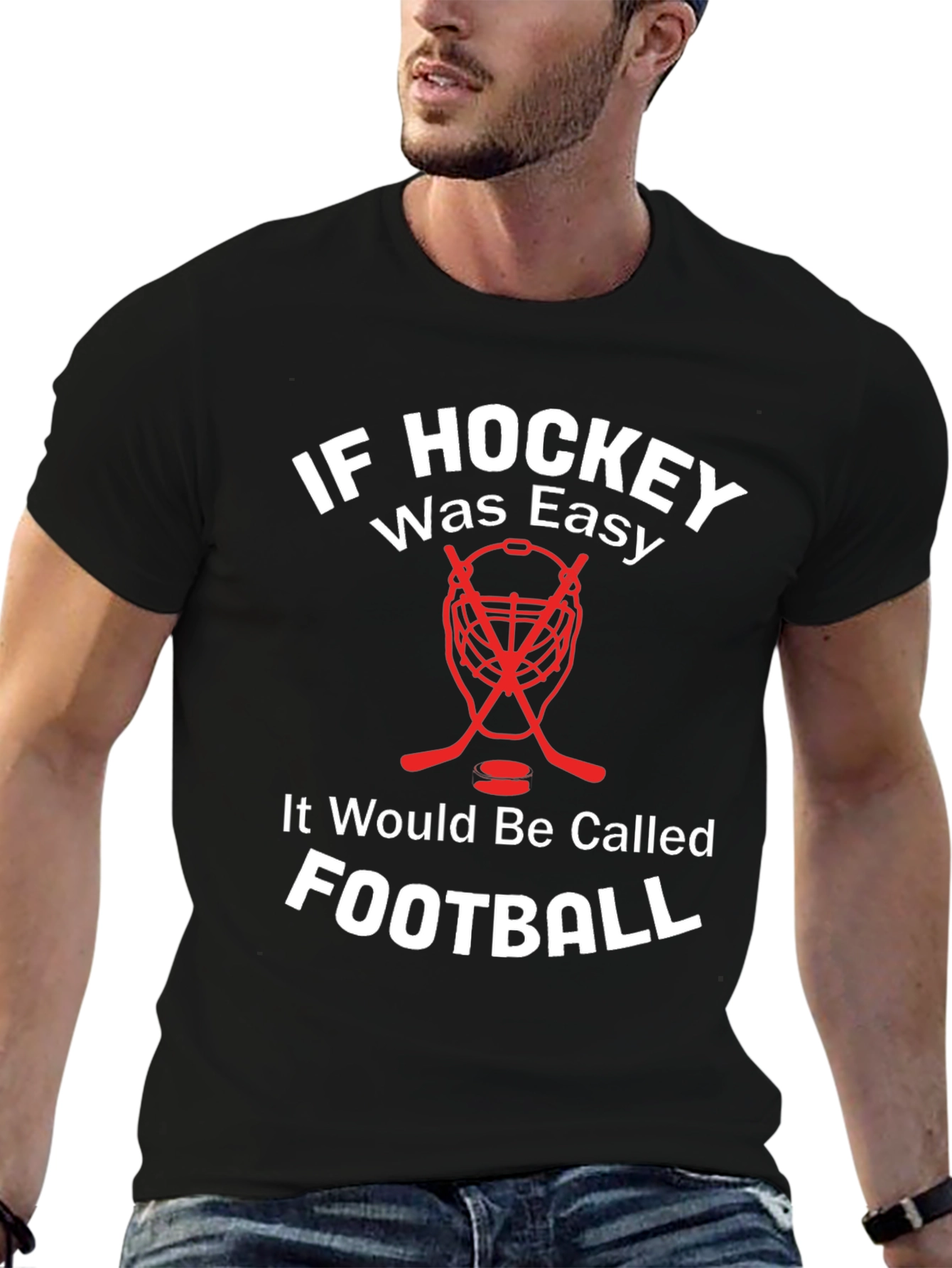 If Hockey Was Easy Football T-Shirt