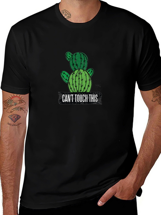 Cactus Graphic T-Shirt - Cant Touch This