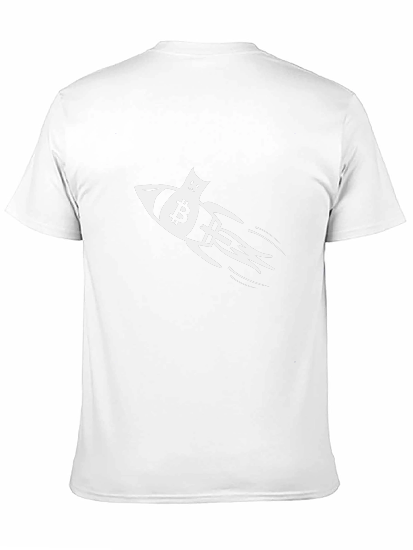 Bitcoin Rocket Cat T-Shirt - Crypto to the Moon!