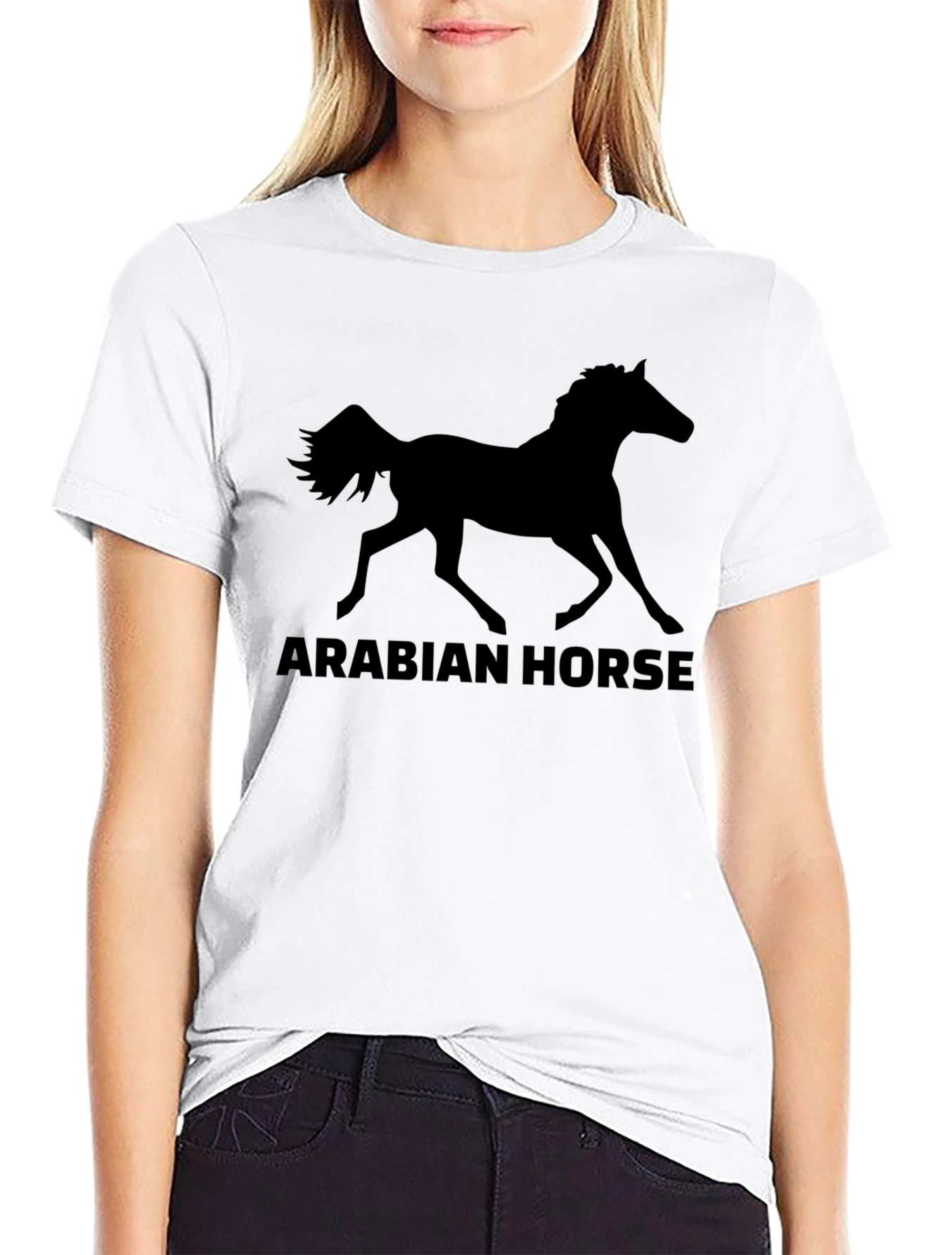 Arabian Horse Graphic T-Shirt - Stylish Mens Tee