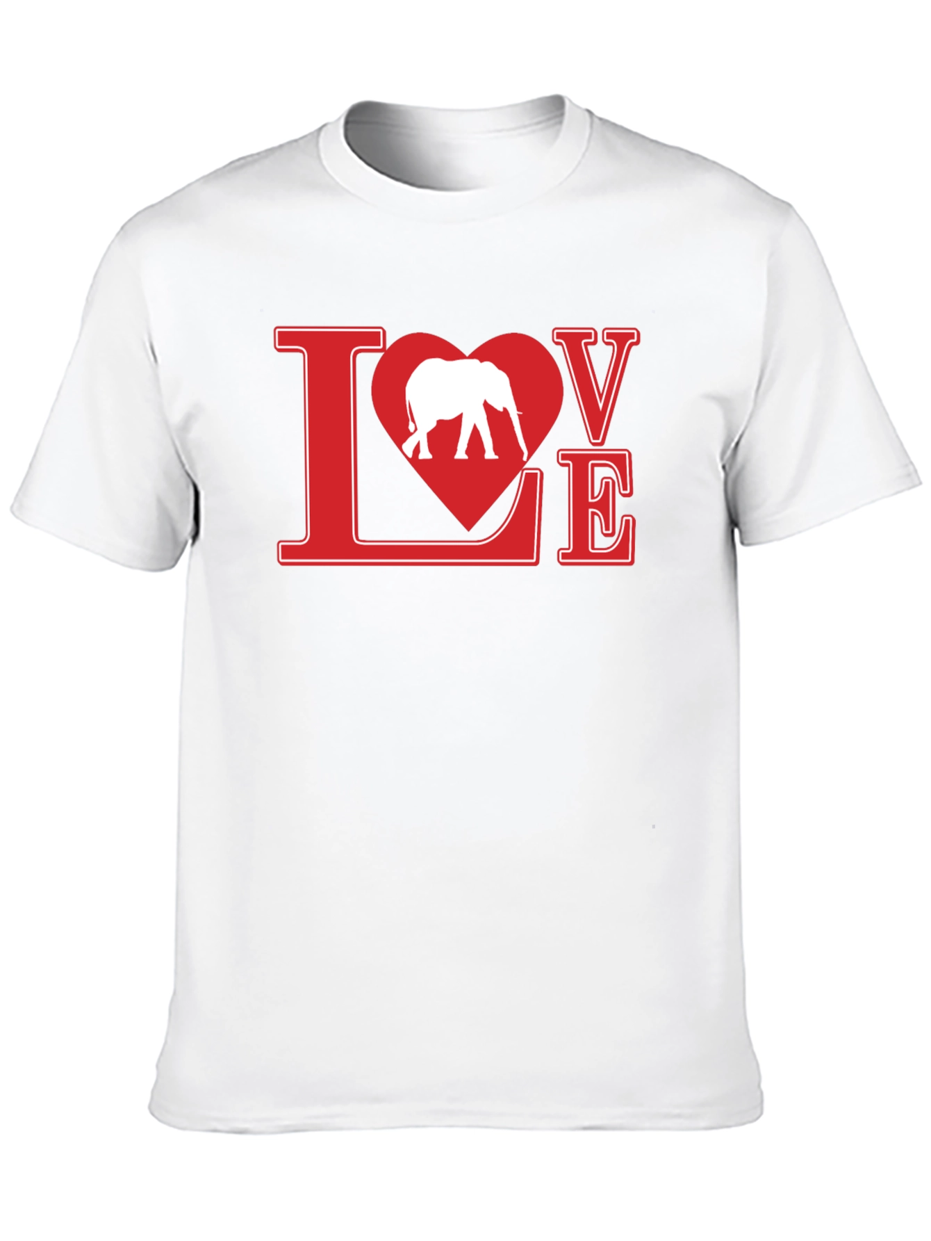 Elephant Love T-Shirt - Graphic Tee