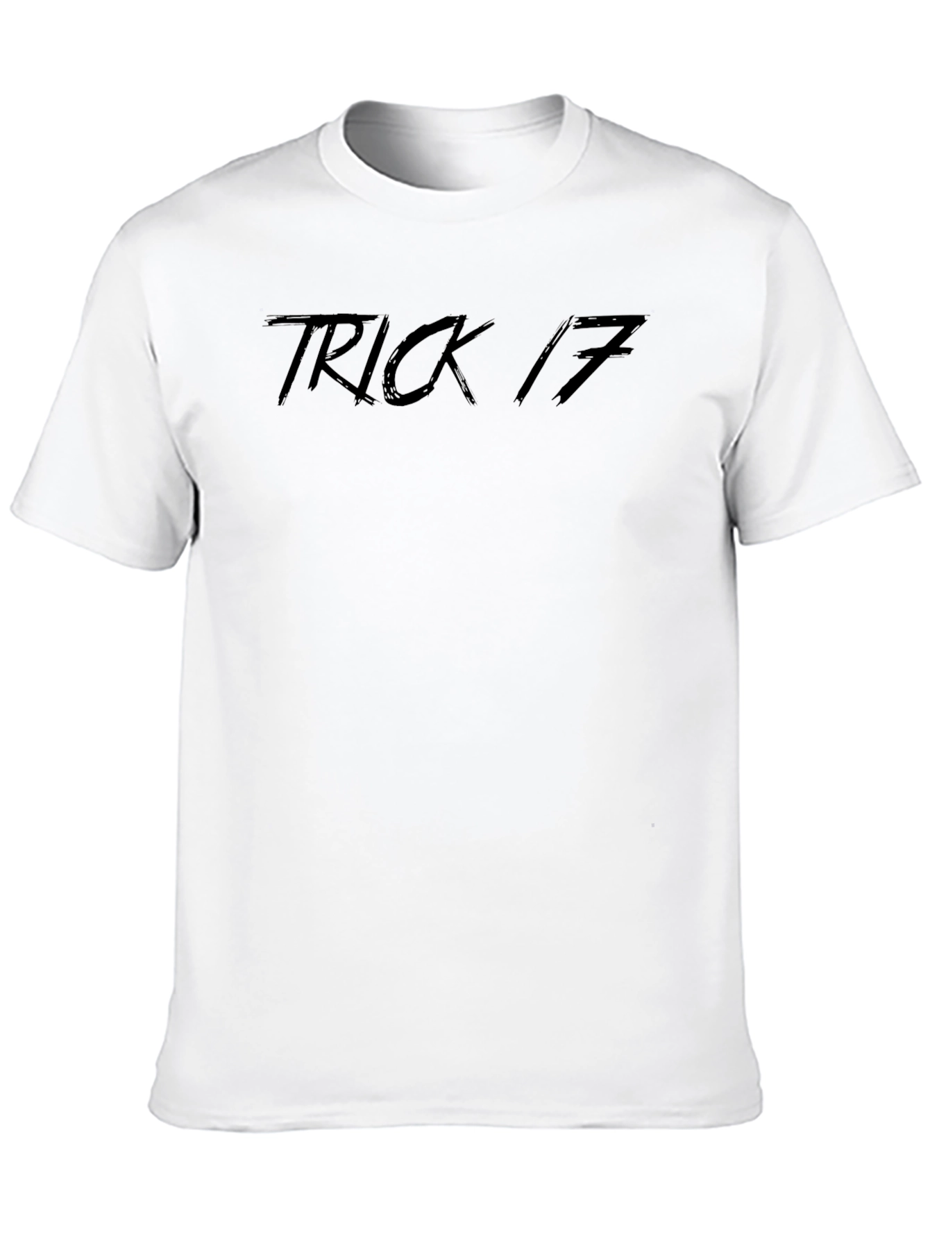 Trick 17 Graphic Tee - Stylish Black Cotton T-Shirt