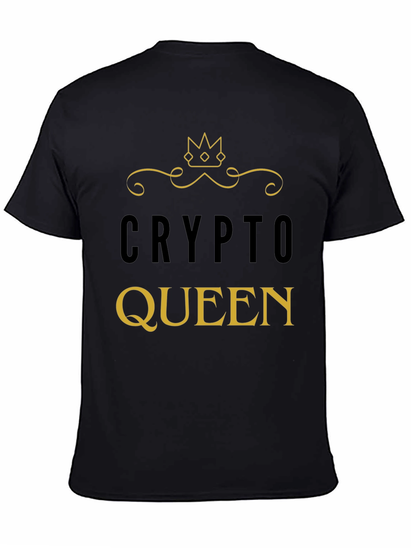 Crypto Queen Graphic Tee - Bitcoin Lover T-Shirt