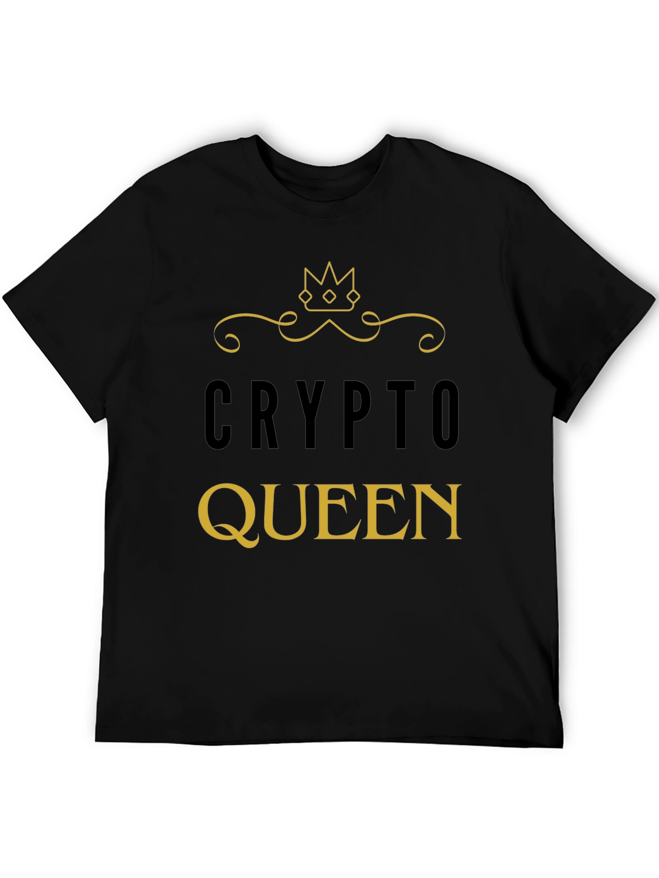 Crypto Queen Graphic Tee - Bitcoin Lover T-Shirt