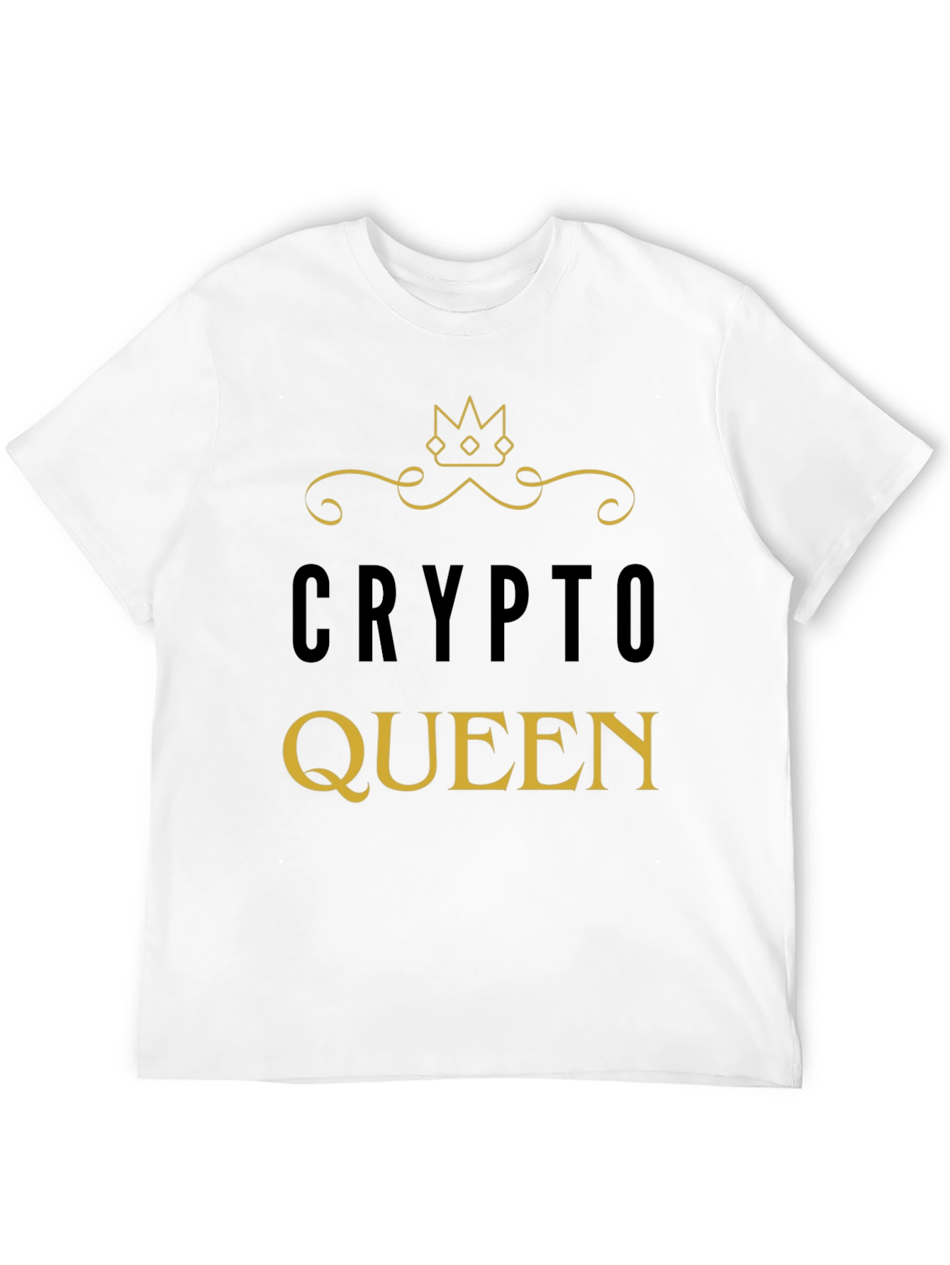 Crypto Queen Graphic Tee - Bitcoin Lover T-Shirt