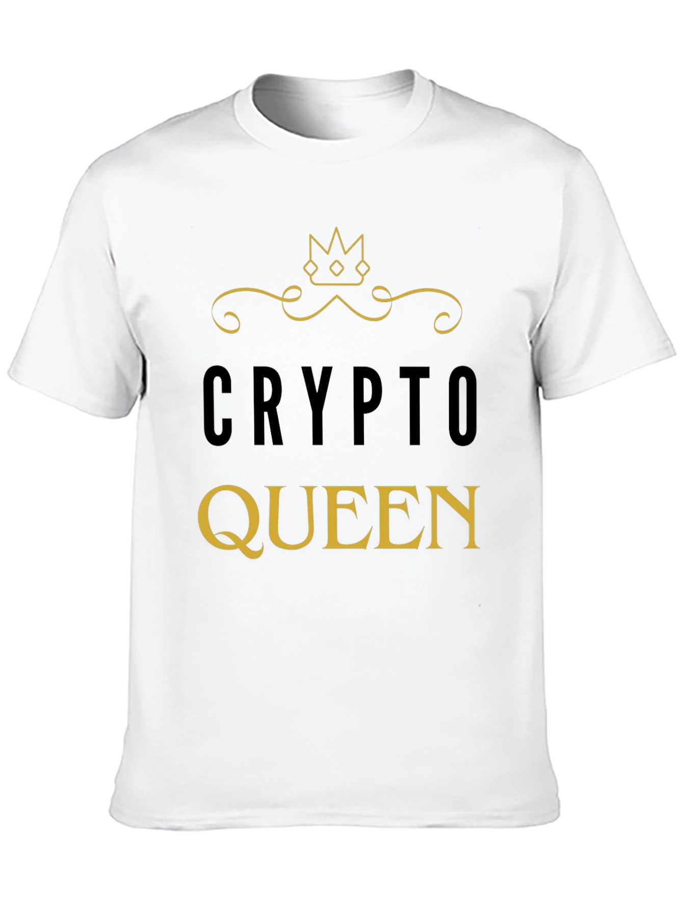 Crypto Queen Graphic Tee - Bitcoin Lover T-Shirt