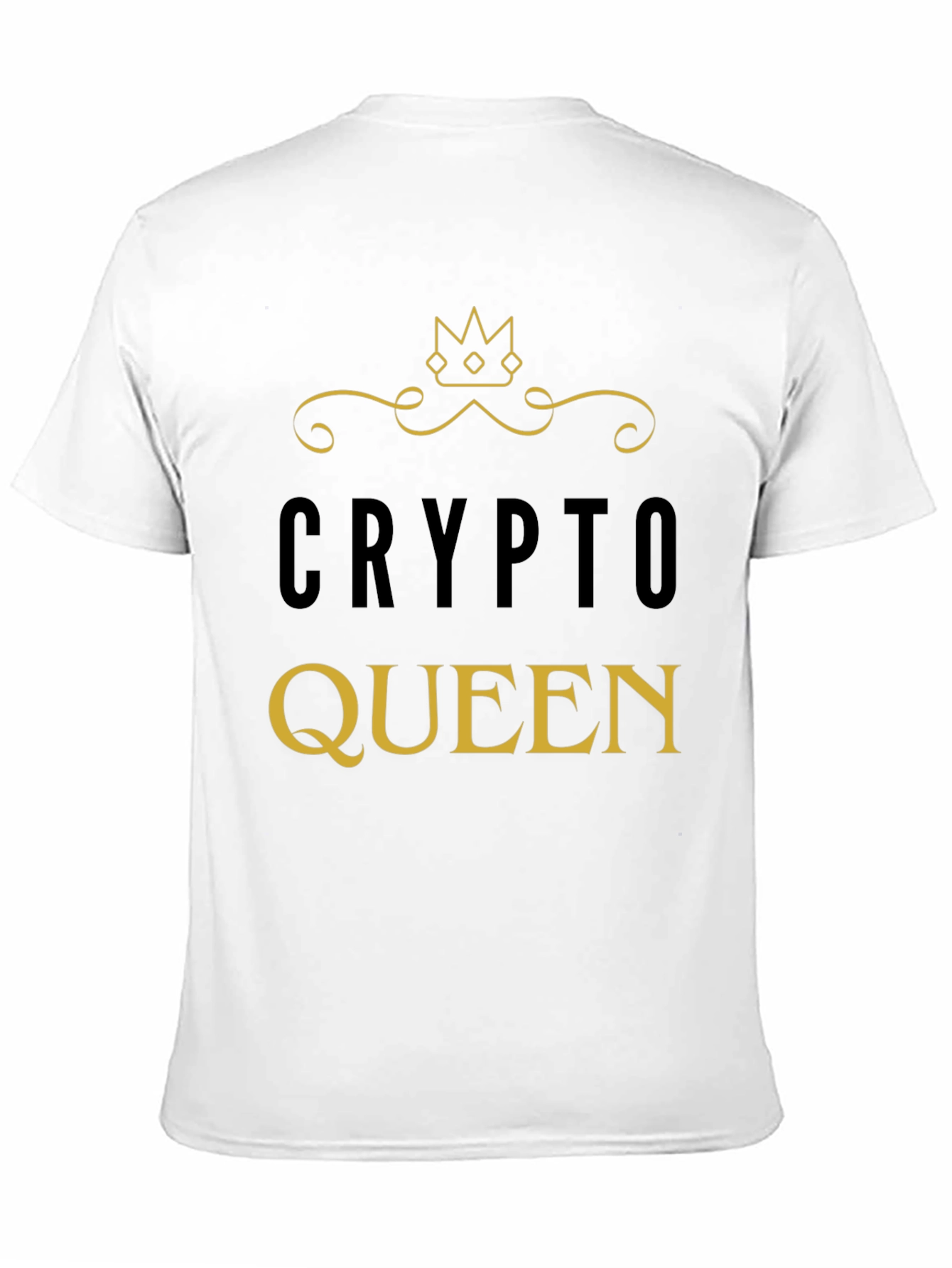 Crypto Queen Graphic Tee - Bitcoin Lover T-Shirt