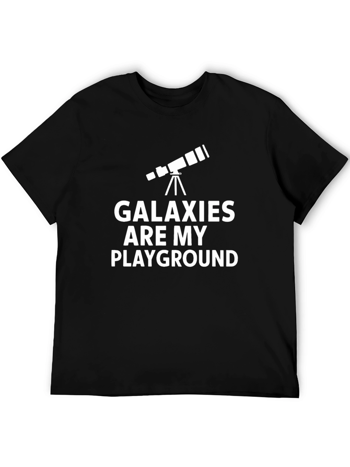 Galaxies Are My Playground Black T-Shirt